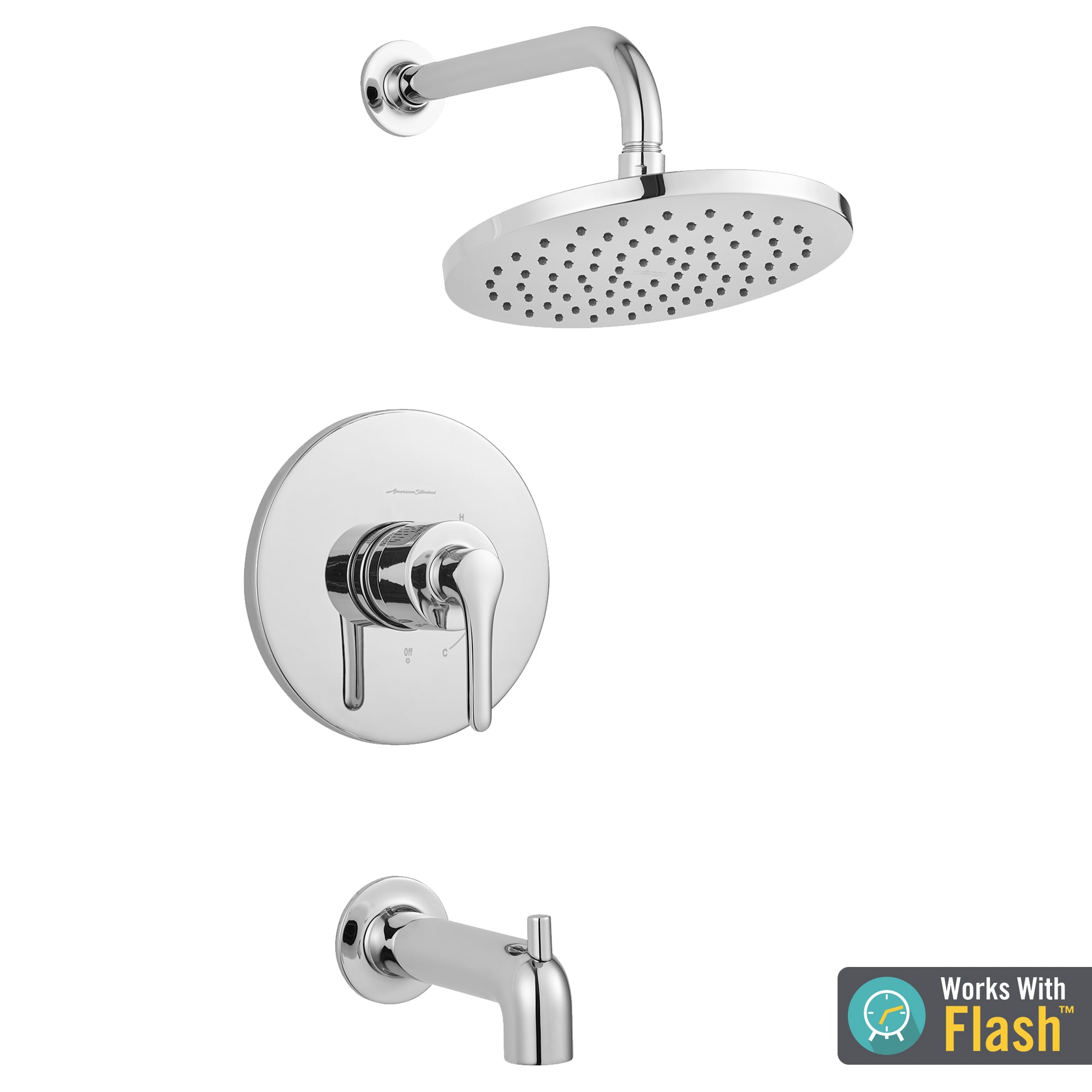 American Standard Tu 295 Brushed Nickel Studio S Tub And Shower Trim Package With 2 5 Gpm Single Function Shower Head Faucetdirect Com