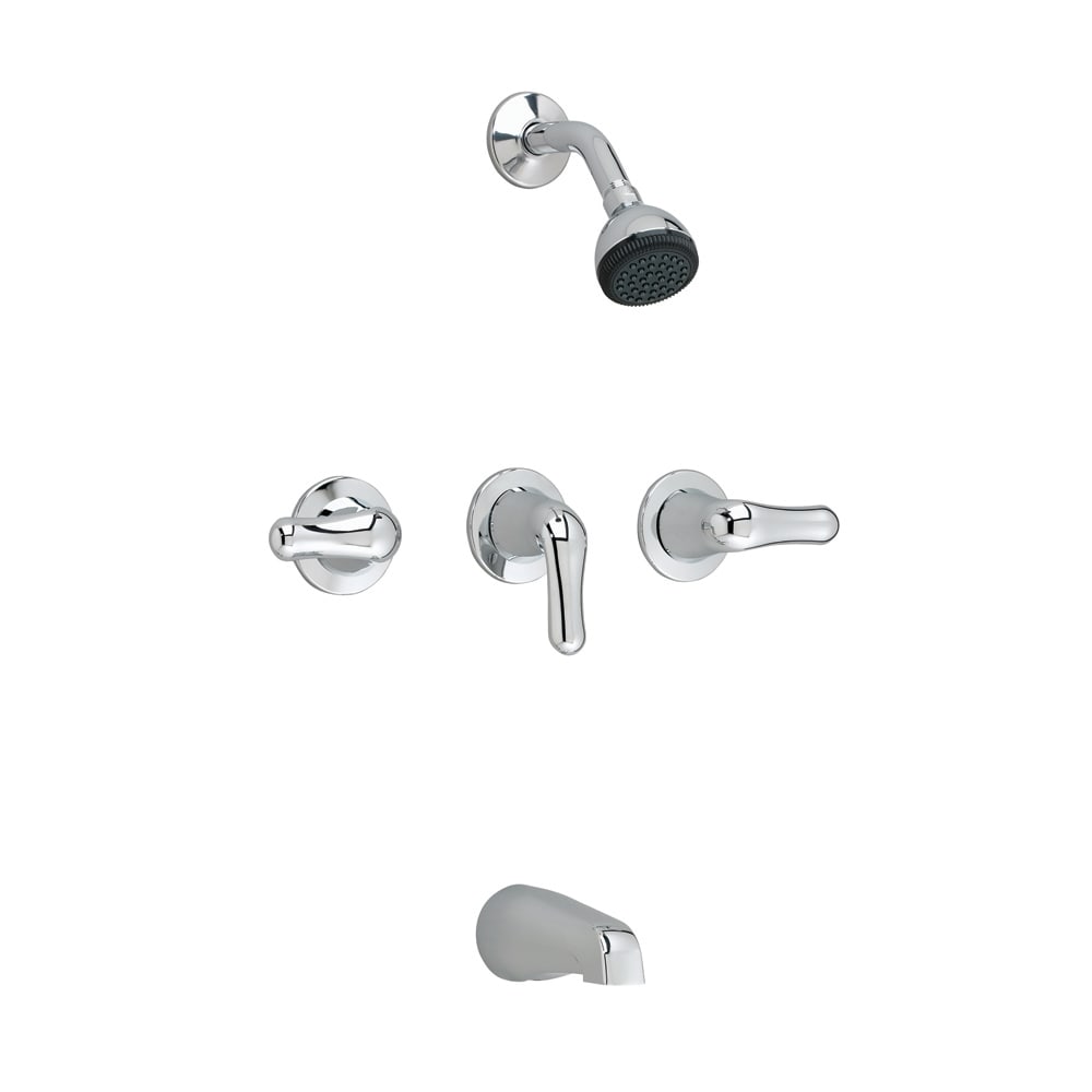 American Standard 3375 Polished Chrome Cadet Double Handle Tub and