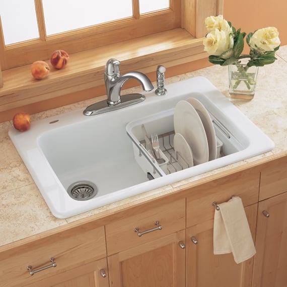 American Standard 7193.804.345 Bisque Single Basin Americast ...