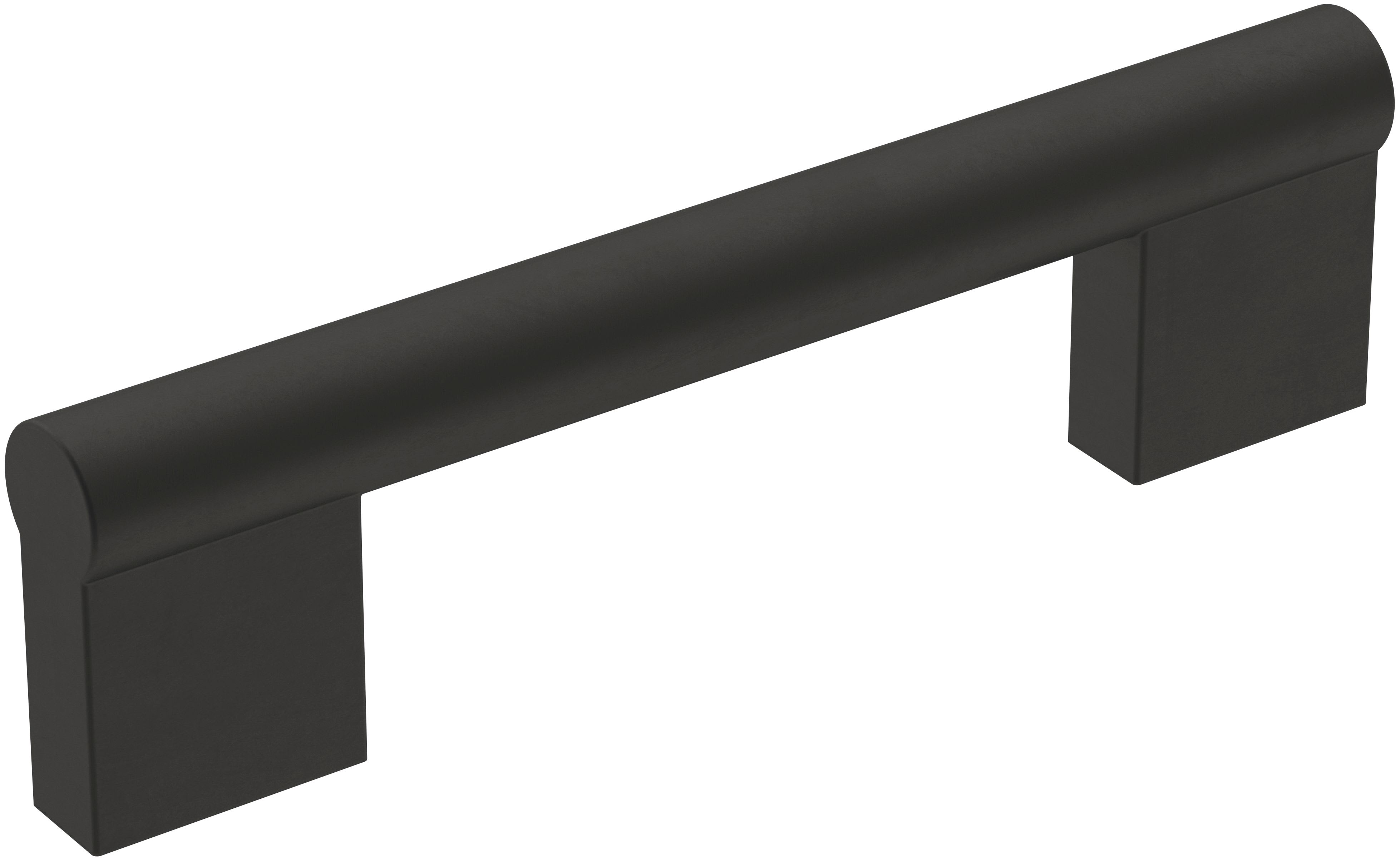 Amerock BP36912FB Matte Black Versa 3-3/4 Inch Center to Center 