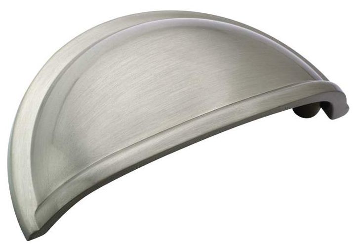 Amerock Bp53010g10 Satin Nickel Cup Pulls 3 Inch Center To Center