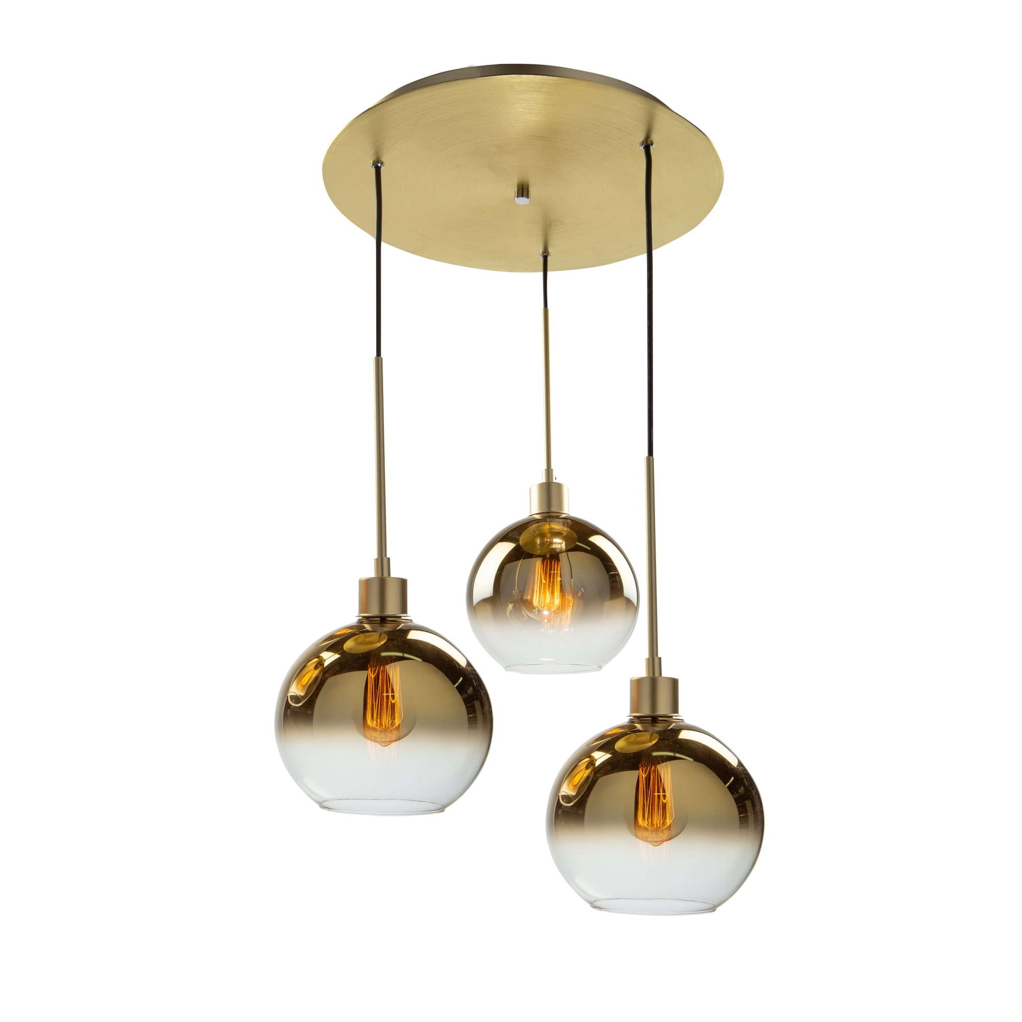 Artcraft Morning Mist 3 Light Pendant Gold SC13283GD