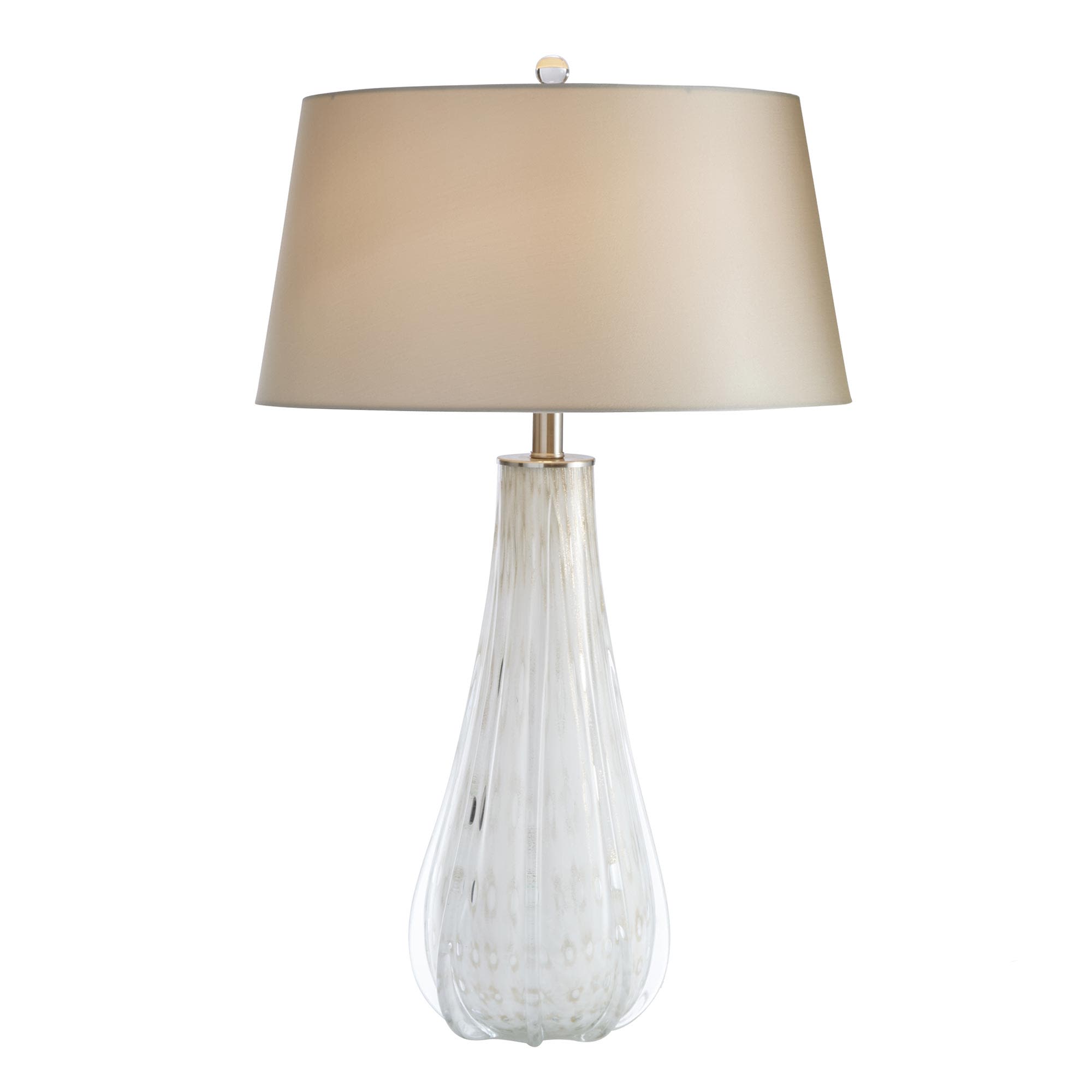 Opal With Metallic Highlights Ludwig, Arteriors Glass Table Lamp