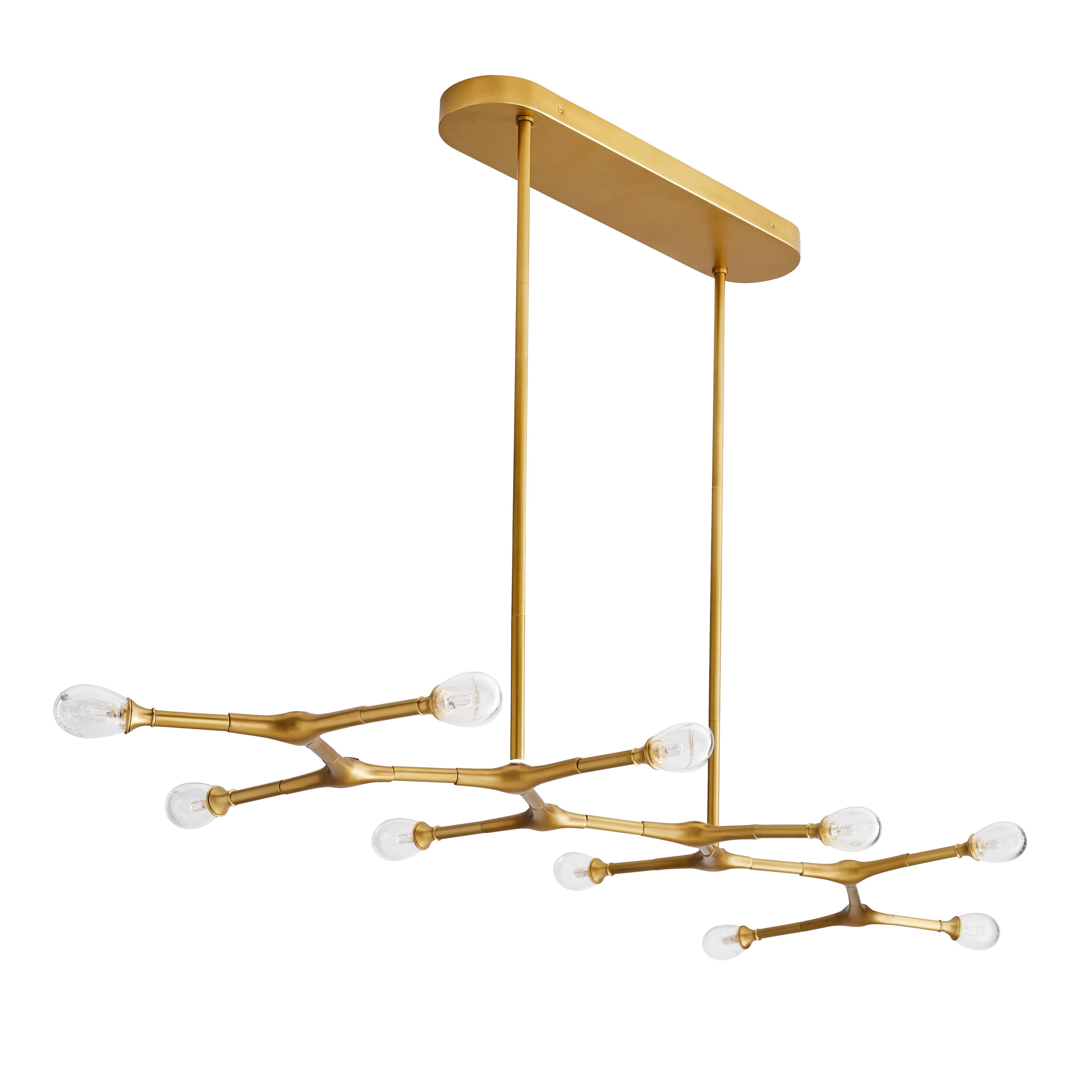 Arteriors 89340 Antique Brass Vanderpool 10 Light 60 Arteriors 89340 Antique Brass Vanderpool 10 Light 60