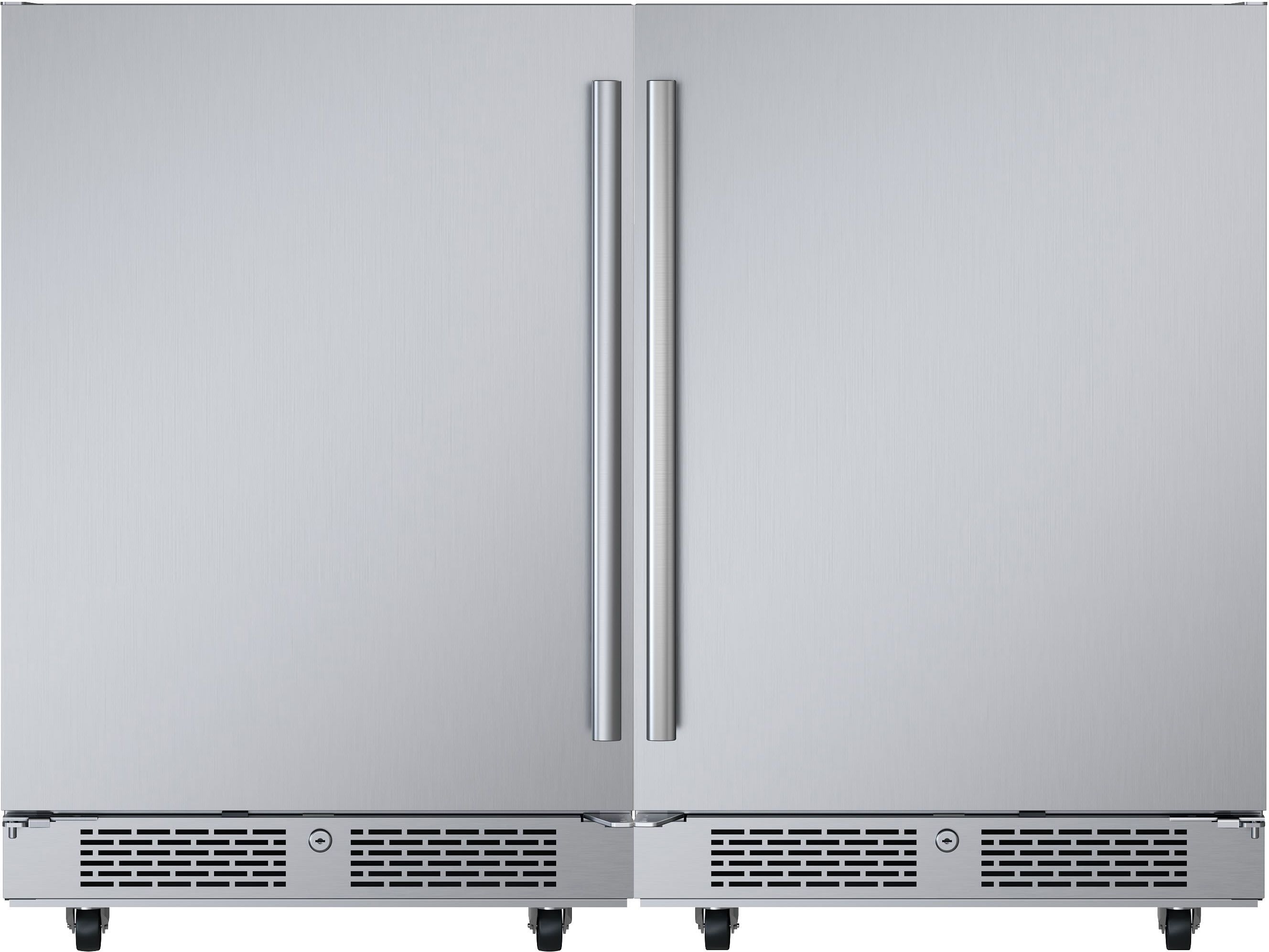 outdoor side by side refrigerator