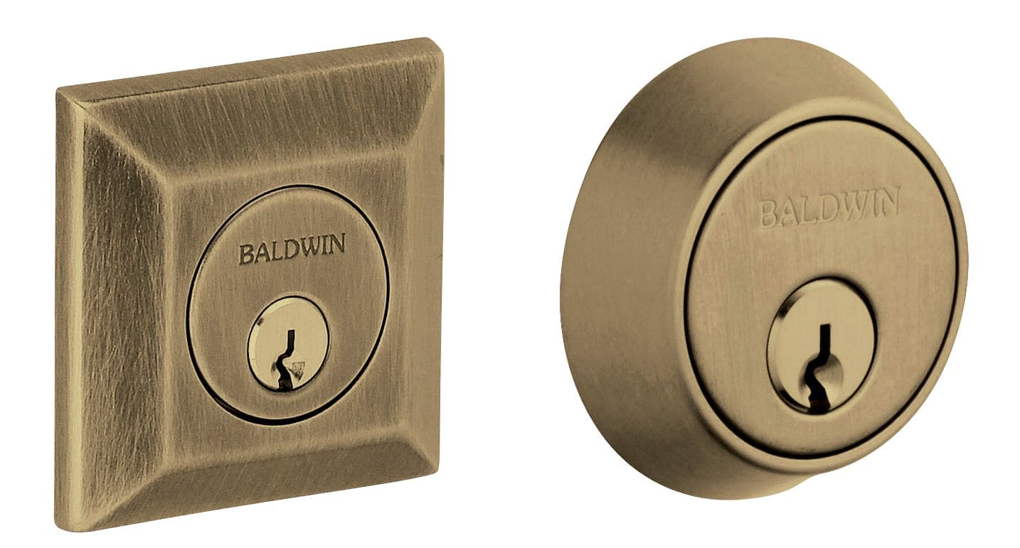 Baldwin Double Cylinder 2-1/8" Door Prep D.Oil Rubbed Bronze 8242-402 791HW