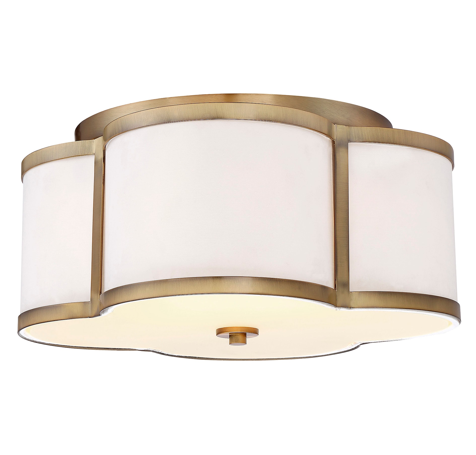 wide flush mount light fixture