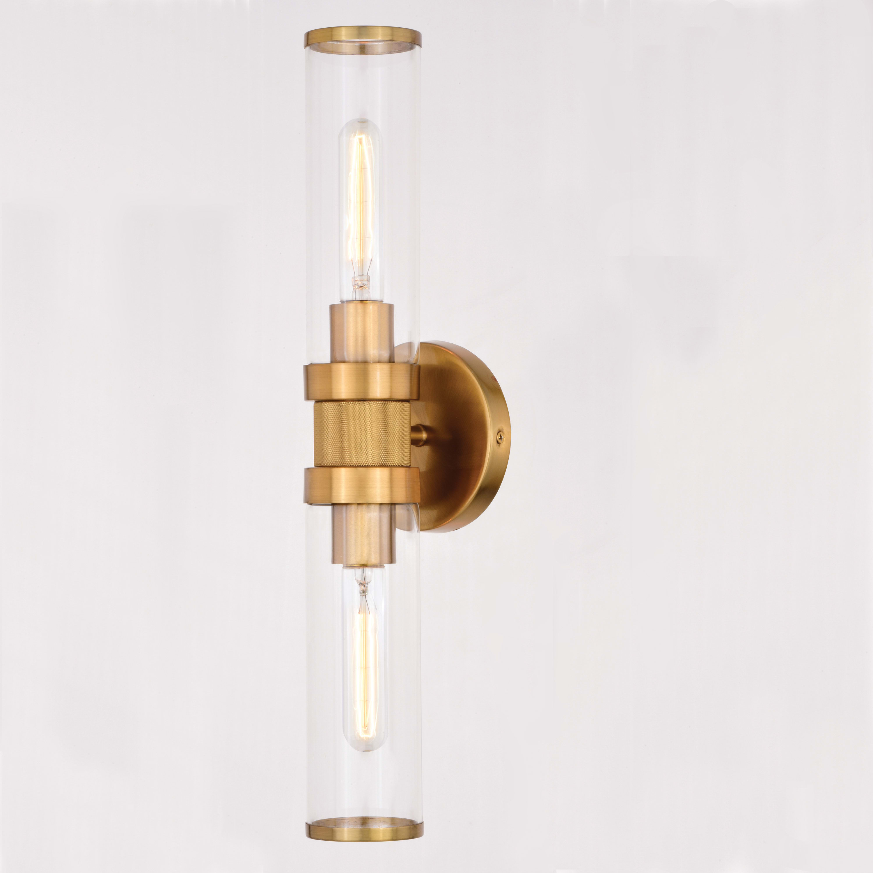 BRIESTA　ブリエスタ　ビビット Bellevue VXBF58765STNB Satin Brass Masquerade 2 Light 19