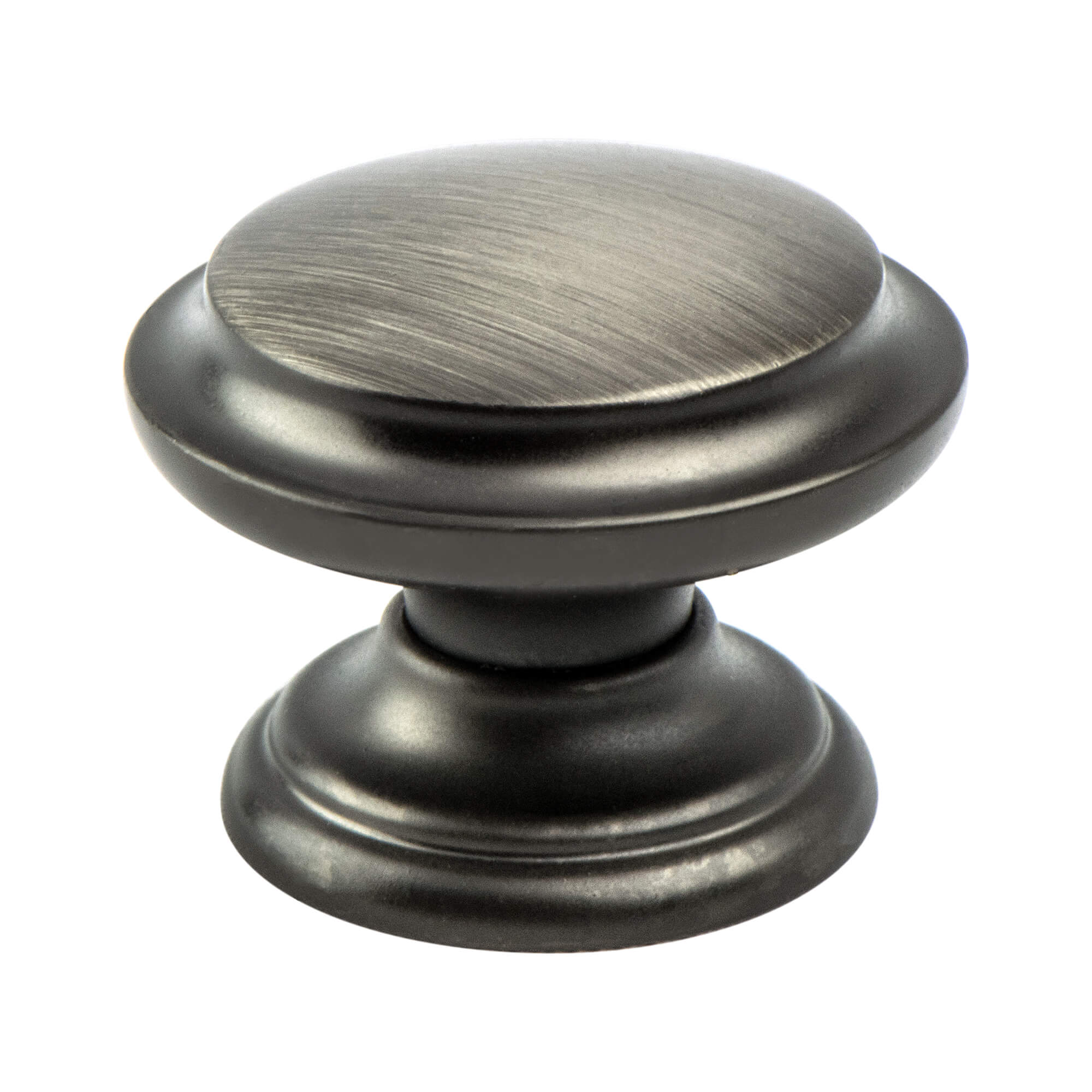 Weathered Black & Silver Multi Ring Decorative Cabinet Knob - Magical Beans  Home