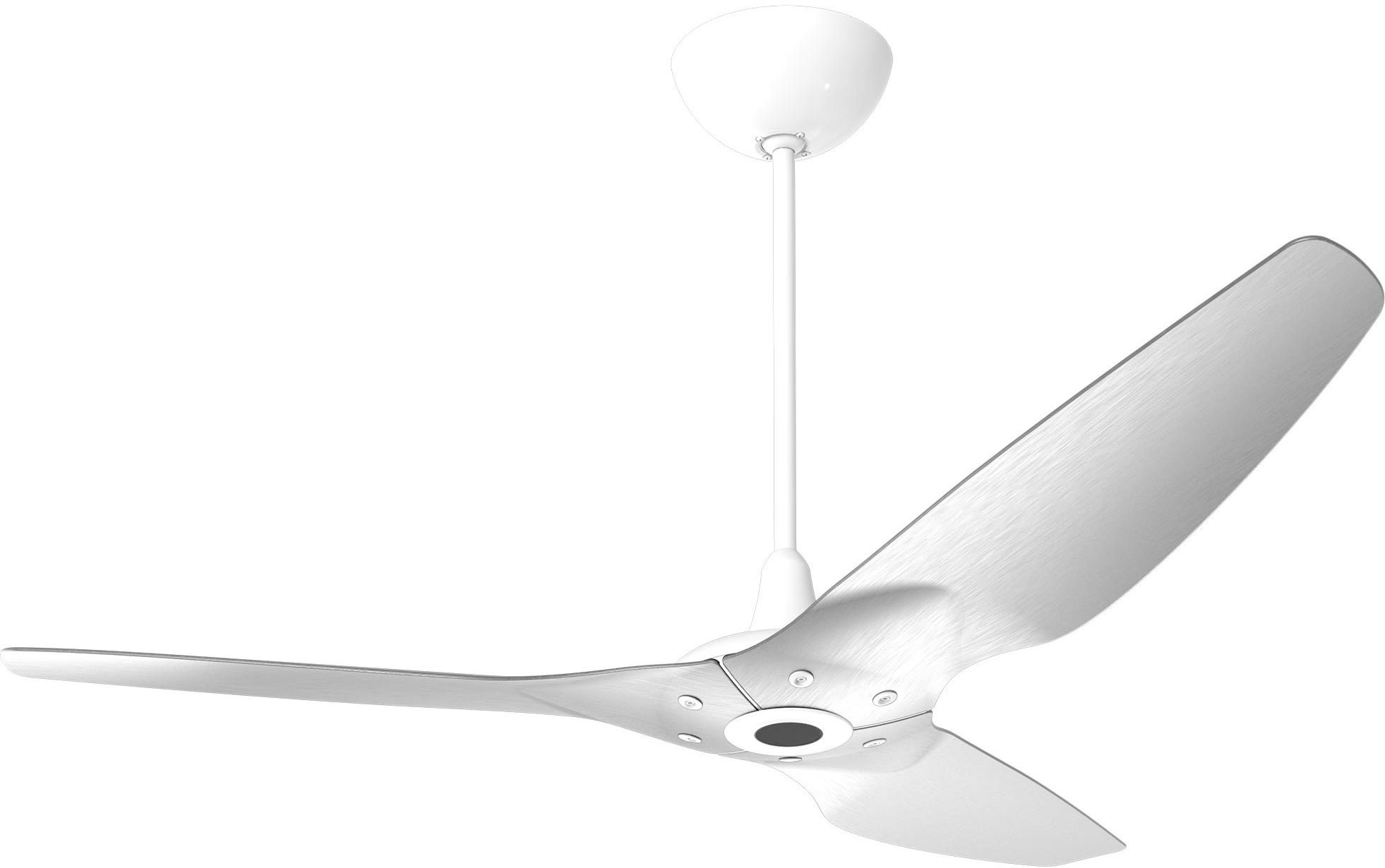 Big Ass Fans Fr150a U0f10 3h03 02259 531p010 Brushed Aluminum Haiku 60 Universal Mount 3 Blade Outdoor Ceiling Fan With Remote Control And White Motor Body Lightingdirect Com
