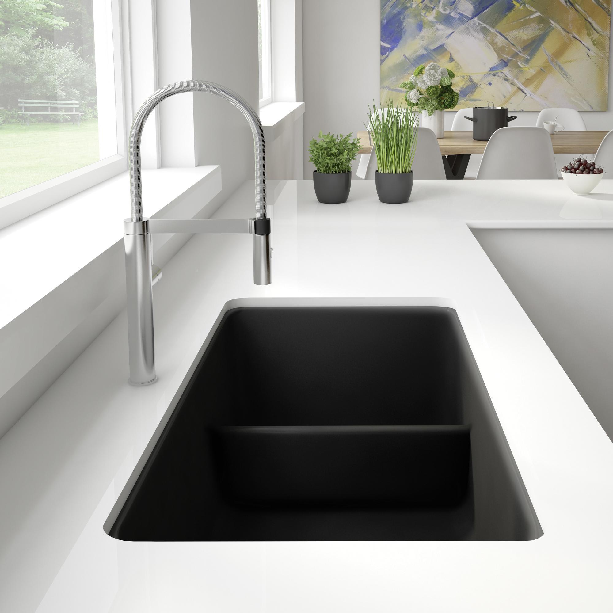 Blanco 526376 Black Botton II Under the Kitchen Sink Cabinet