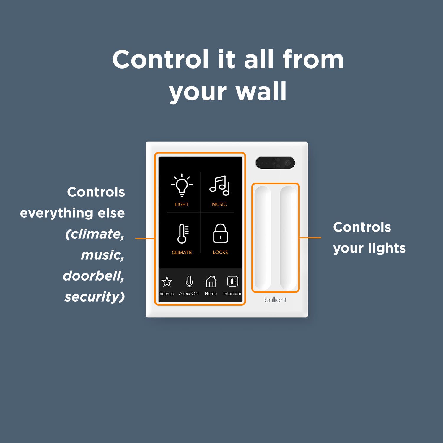 BHA120USWH3 - Brilliant Smart Home Voice Control Hub 3