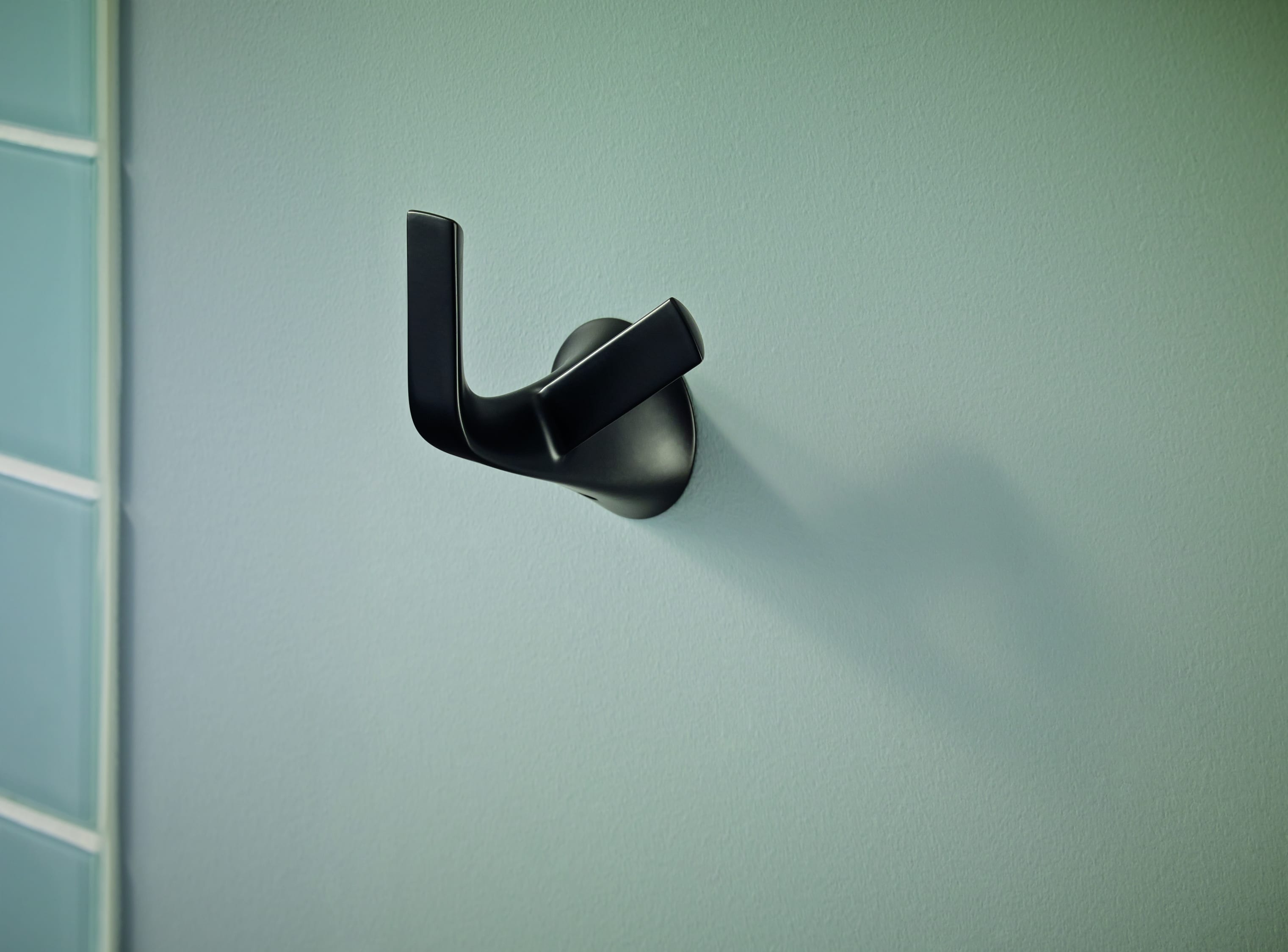 Brizo 693550-BL Sotria Double Robe Hook - Matte Black