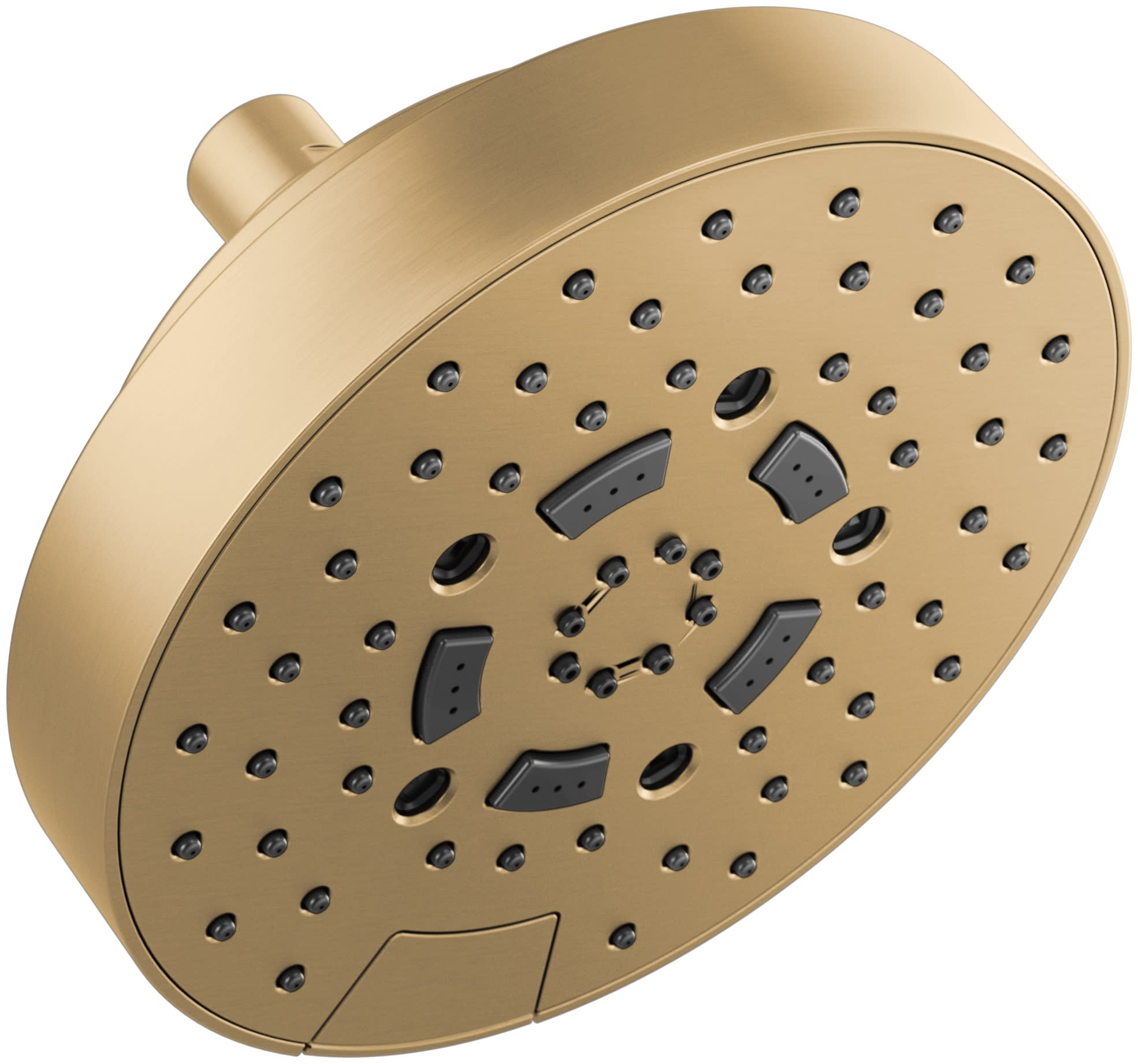 Brizo Litze Shower Set with 4-Function Wall Mounted Showerhead, 12 Ceiling  mounted showerhead and handheld in Luxe Gold