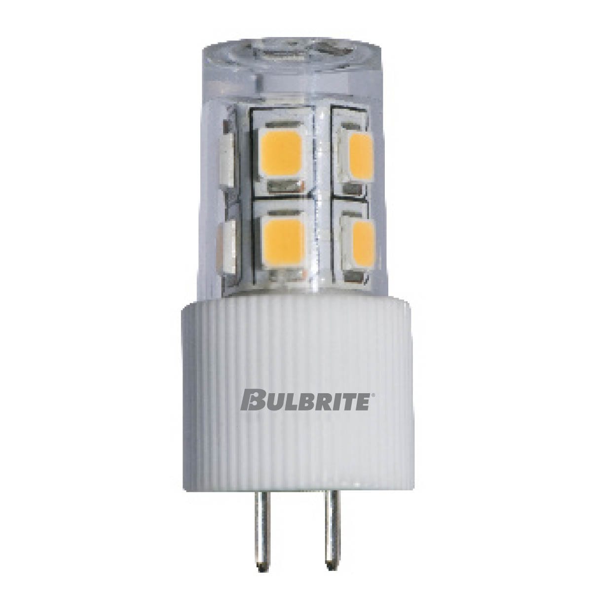 Bulbrite 861521 Clear Pack of 2 Watt G4 LED Bulbs - 180 Lumens, 2700K, and - LightingDirect.com