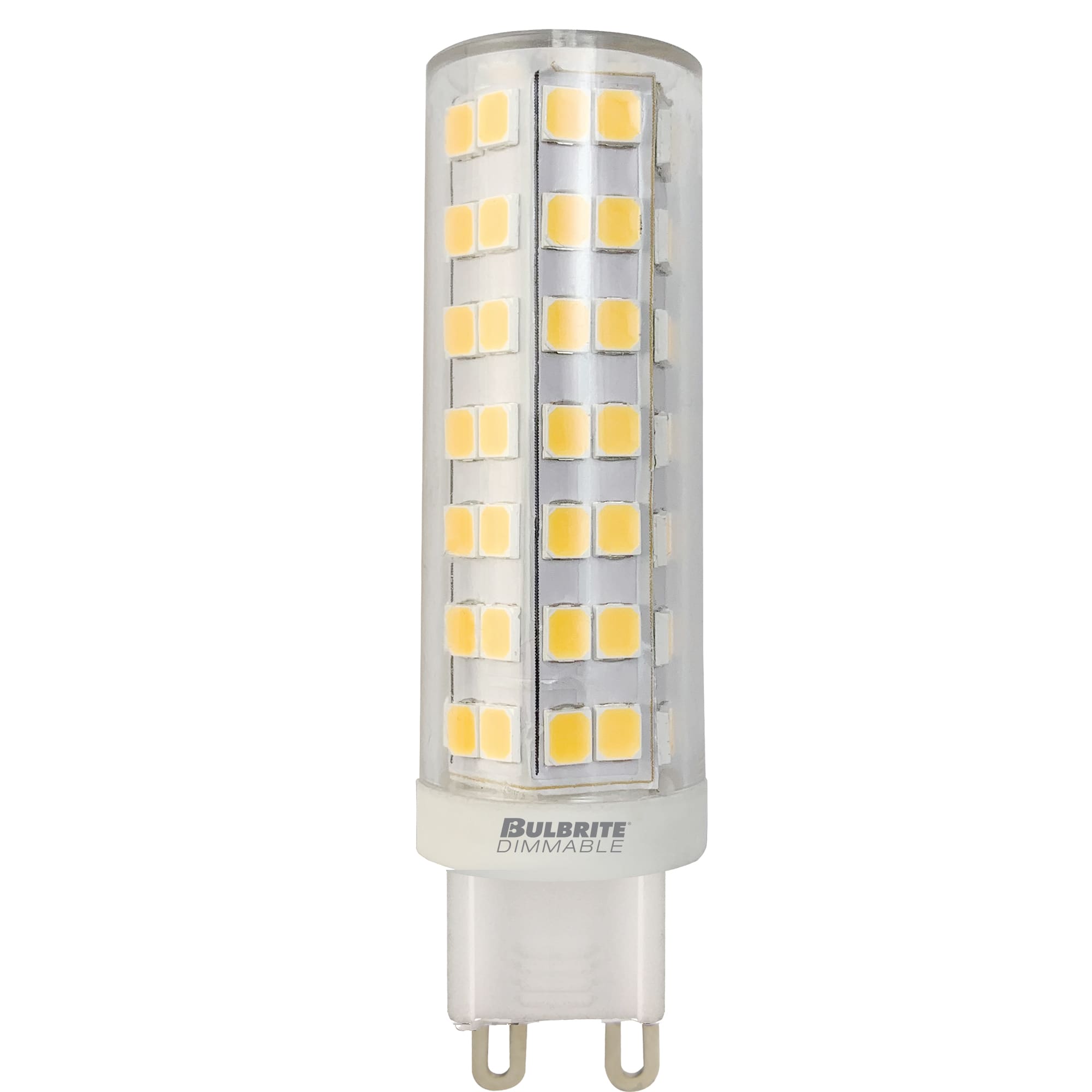 Bulbrite 862644 Clear Pack of 6.5 Dimmable T6 G9 LED Bulbs - 700 Lumens, and 80CRI - LightingDirect.com