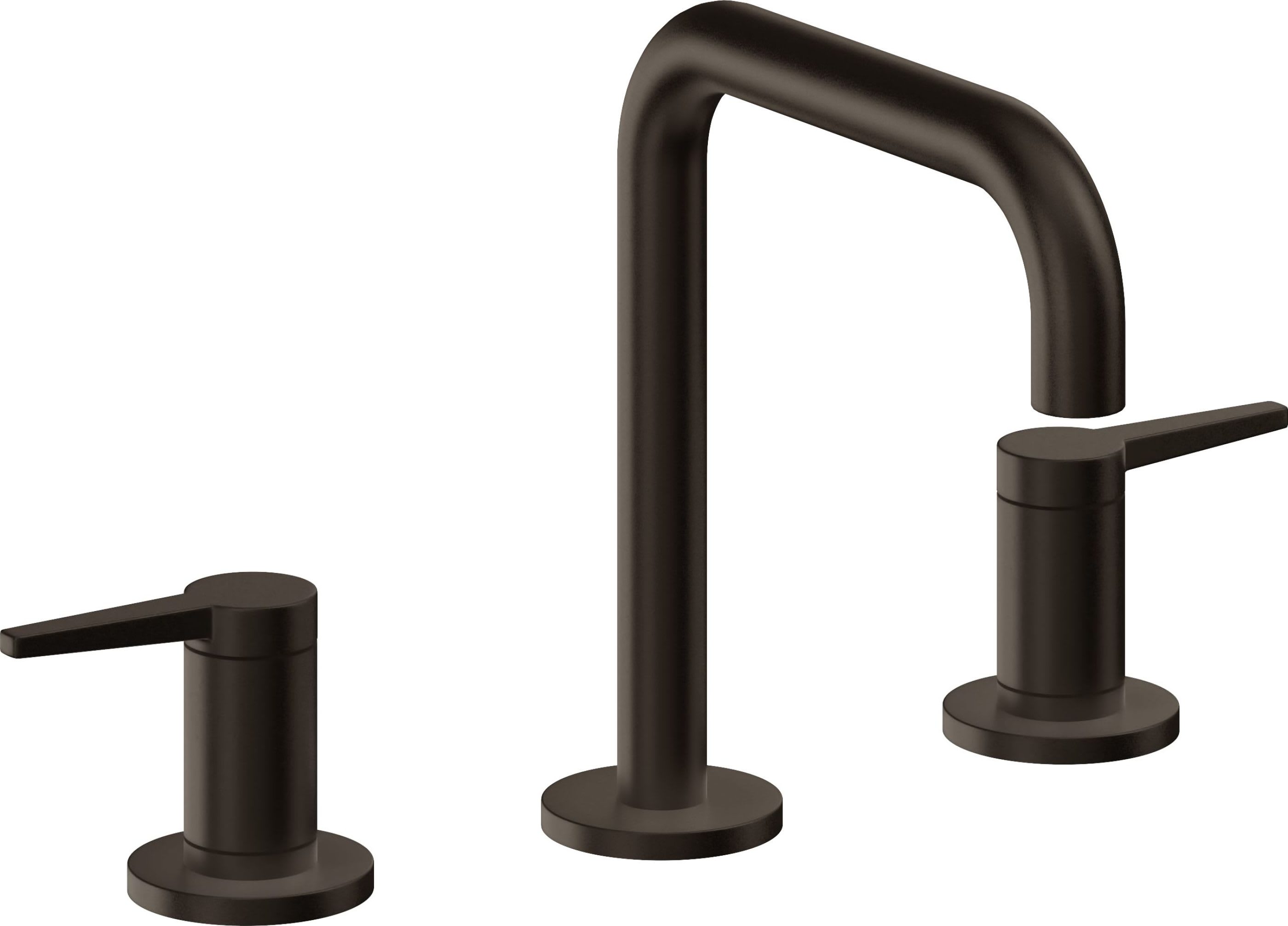 California Faucets 5302QZB-BNU Burnished Nickel Uncoated D Street 1.2 GPM  Widespread Bathroom Faucet with 1-1/4