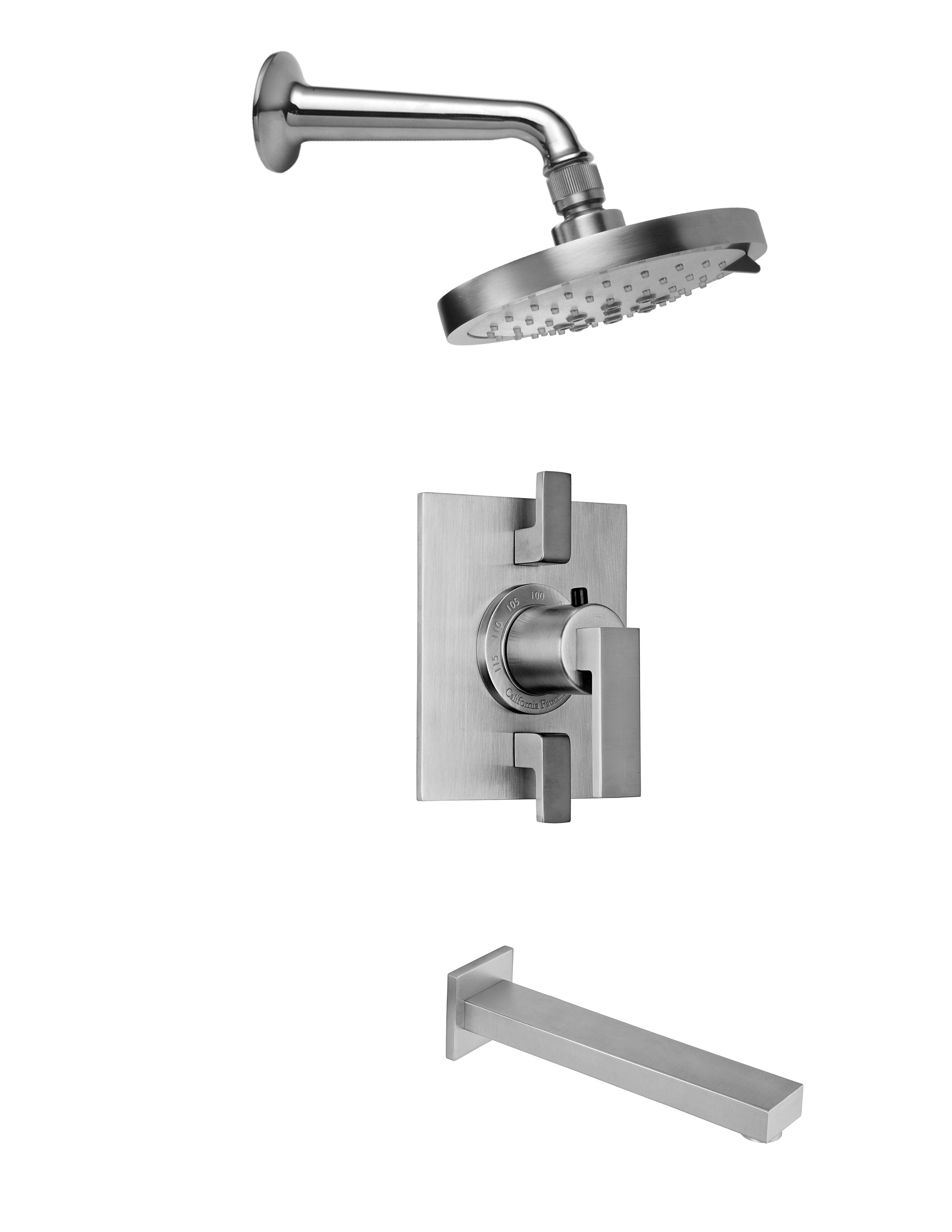 California Faucets Kt05 77 20 Pn Polished Nickel Morro Bay Tub And
