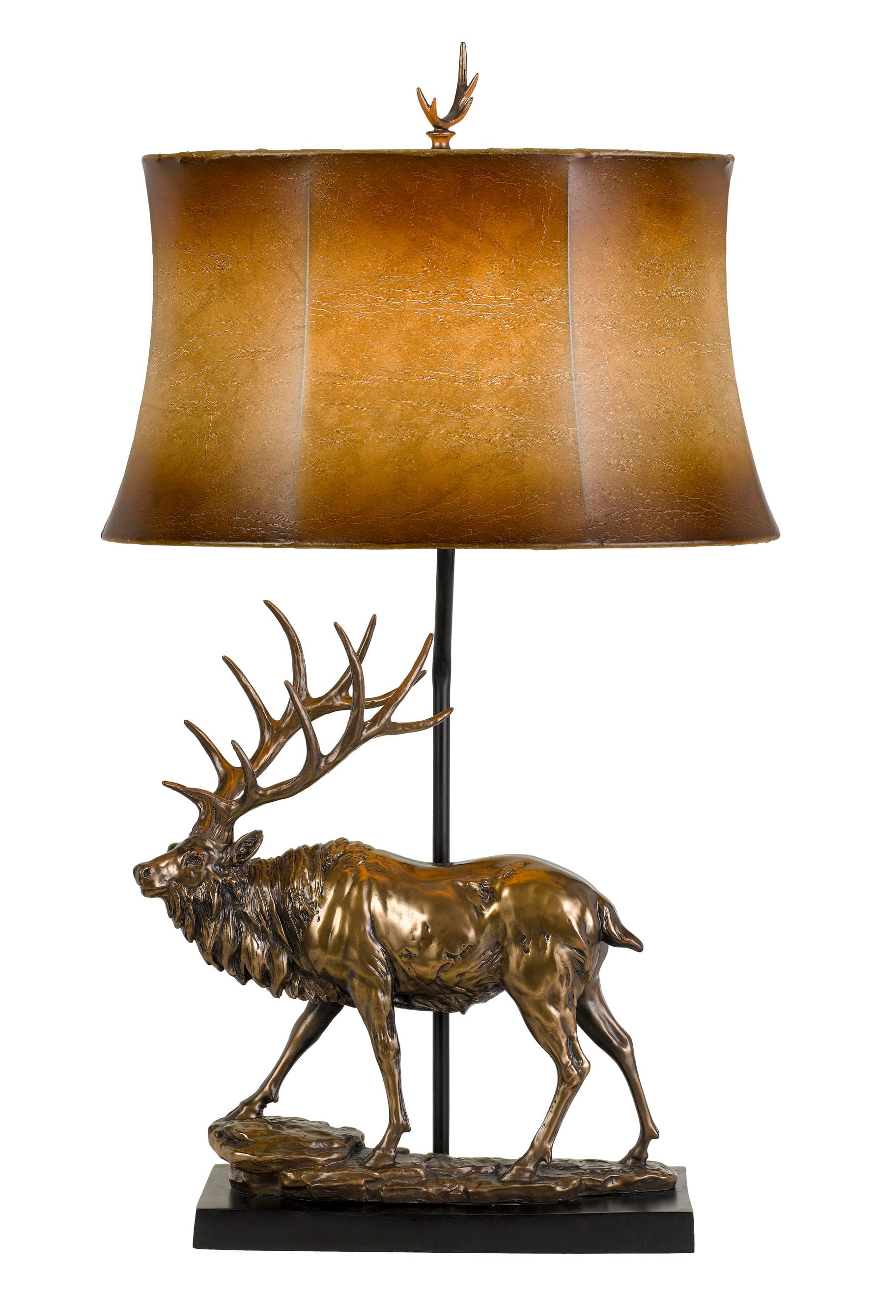 Cal Lighting Bo 2807tb Antique Bronze, Animal Table Lamps Bronze
