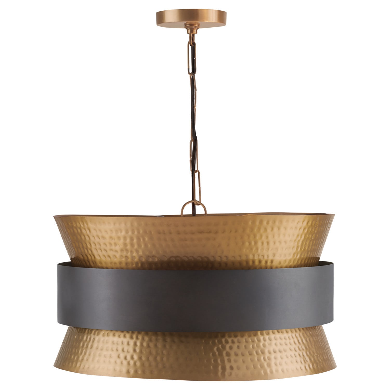 Capital Lighting 330446PZ Patinaed Brass / Dark Zinc 4 Light