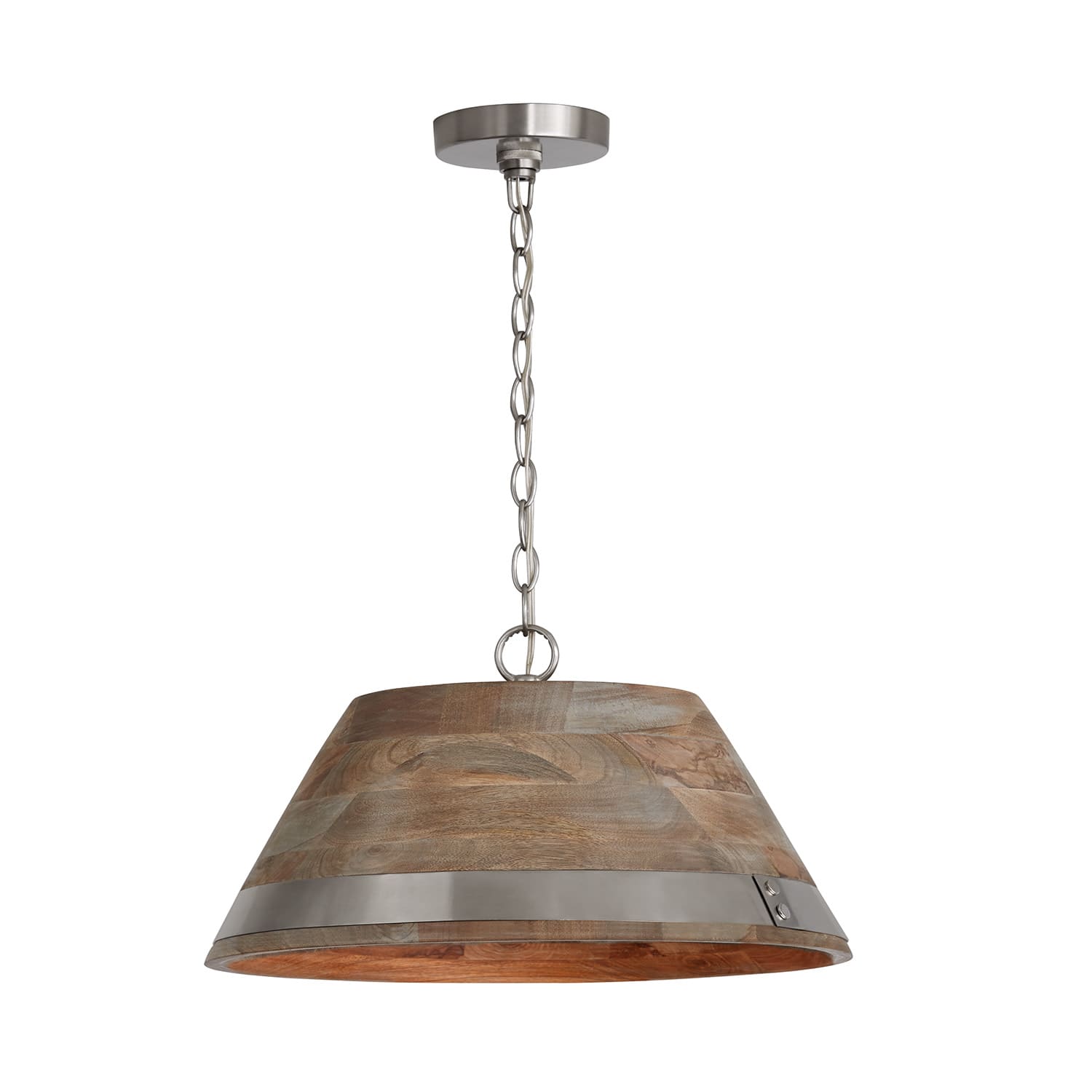 Capital Lighting 340813GN Grey Wash / Matte Nickel Hugo 20