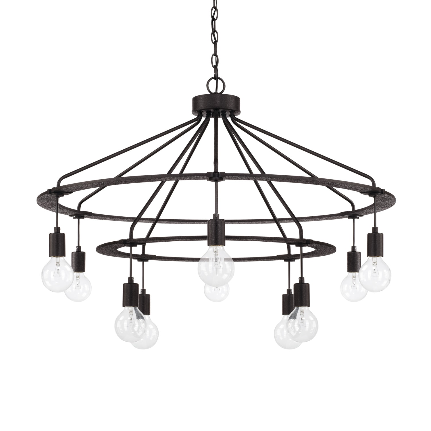 売れ筋がひ新作！ Lighting Capital 425603BI 37 Light 10 Iron Black 帽子