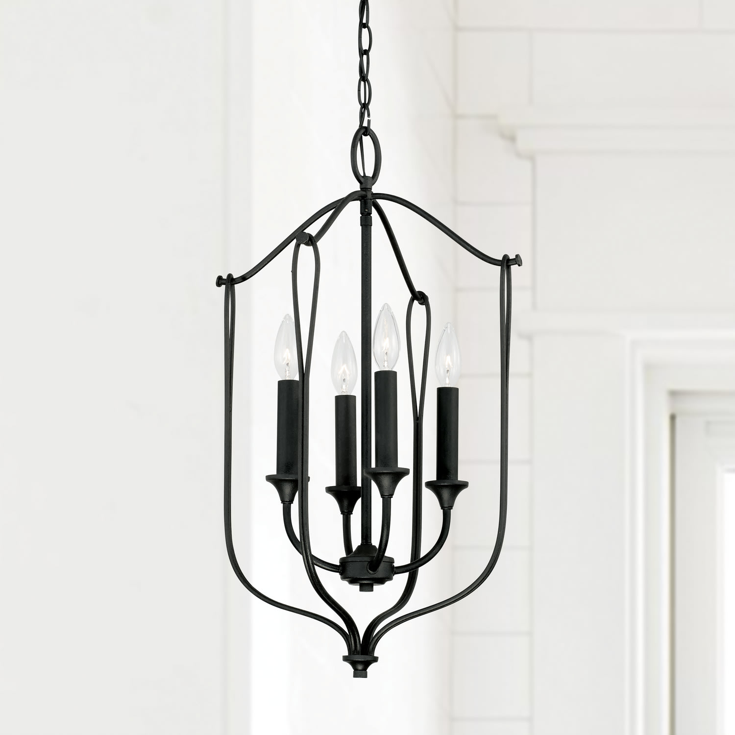 Capital Lighting 541641BI Black Iron Bentley 4 Light 15