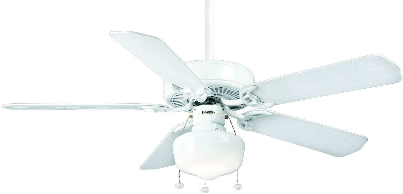 Casablanca 83u11d Snow White 52 5 Blade Indoor Outdoor