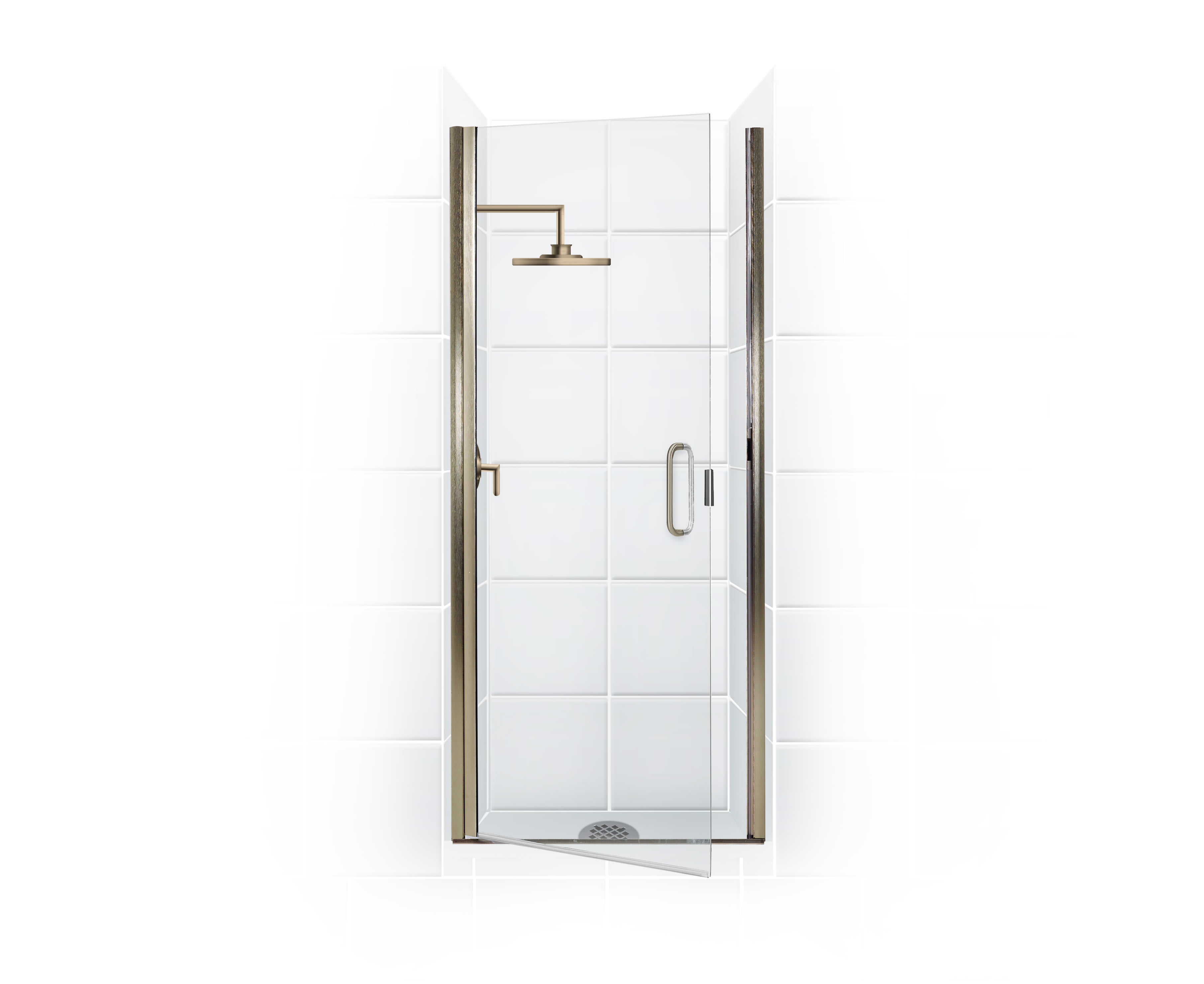 Coastal Shower Doors Pcqfr26 83n C Brushed Nickel Paragon Series