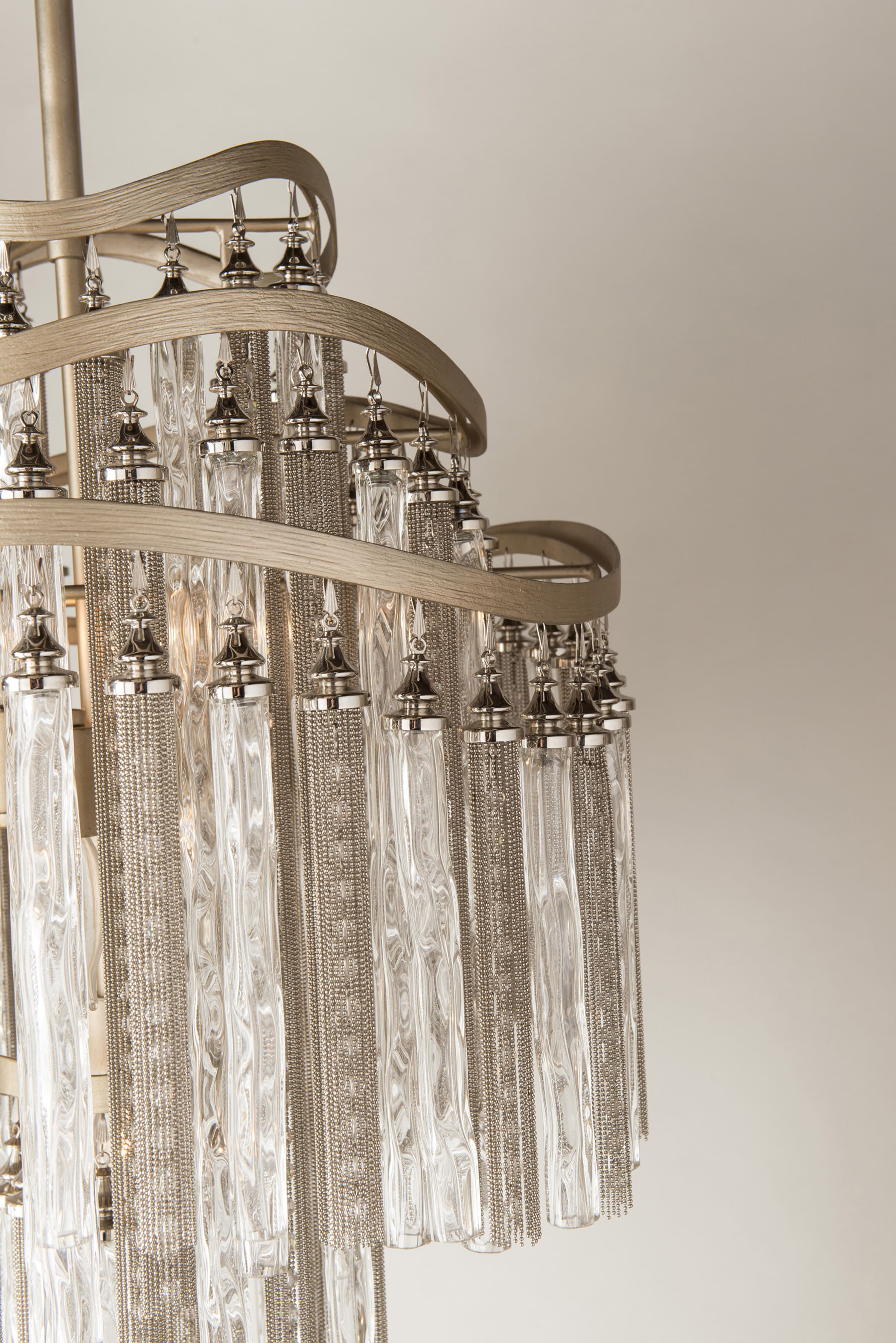 Corbett Lighting 176-710 Tranquility Silver Leaf Chimera 10