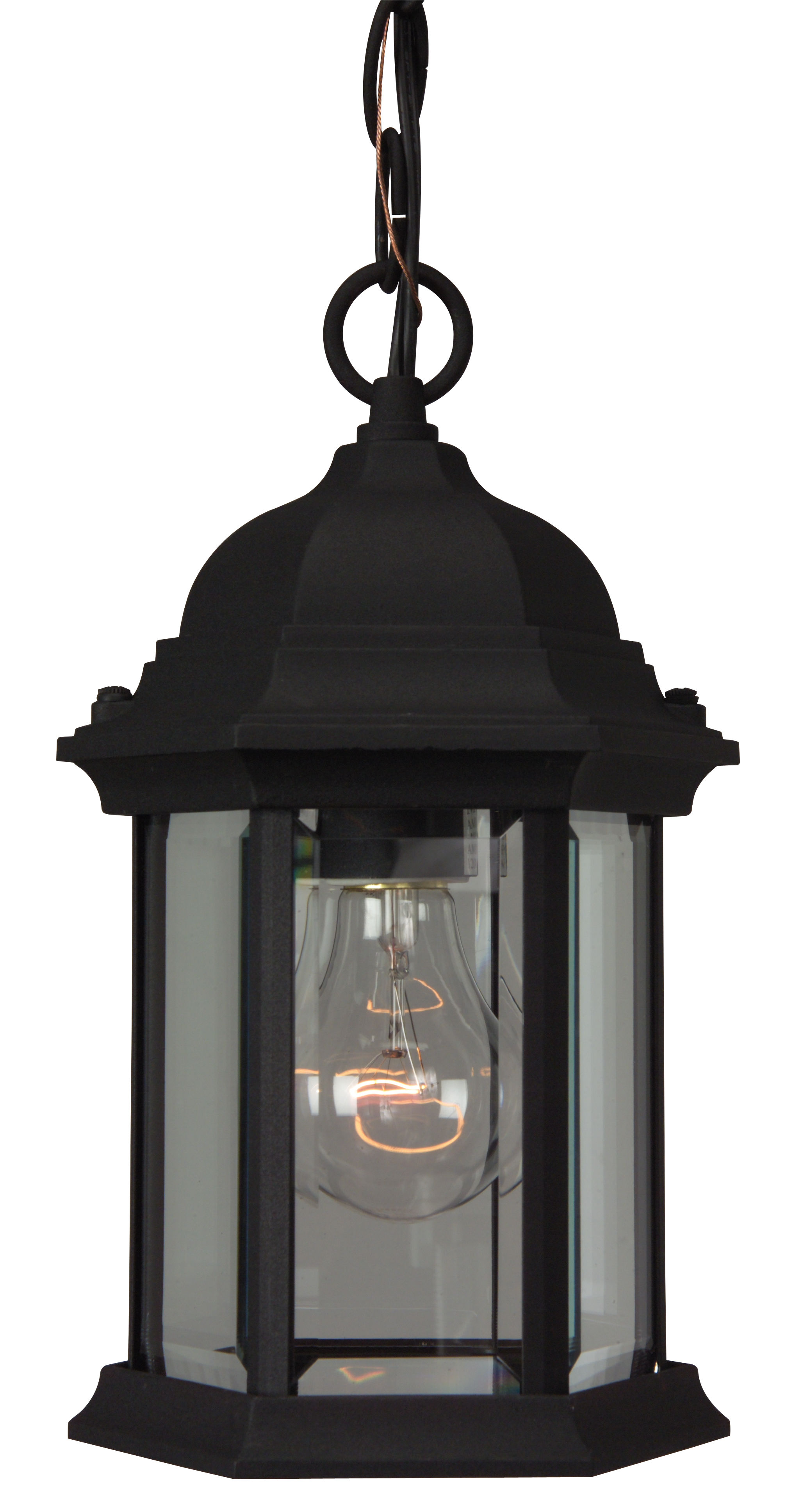 Craftmade Z291-TB Matte Black Hex Style Cast Single Light 6