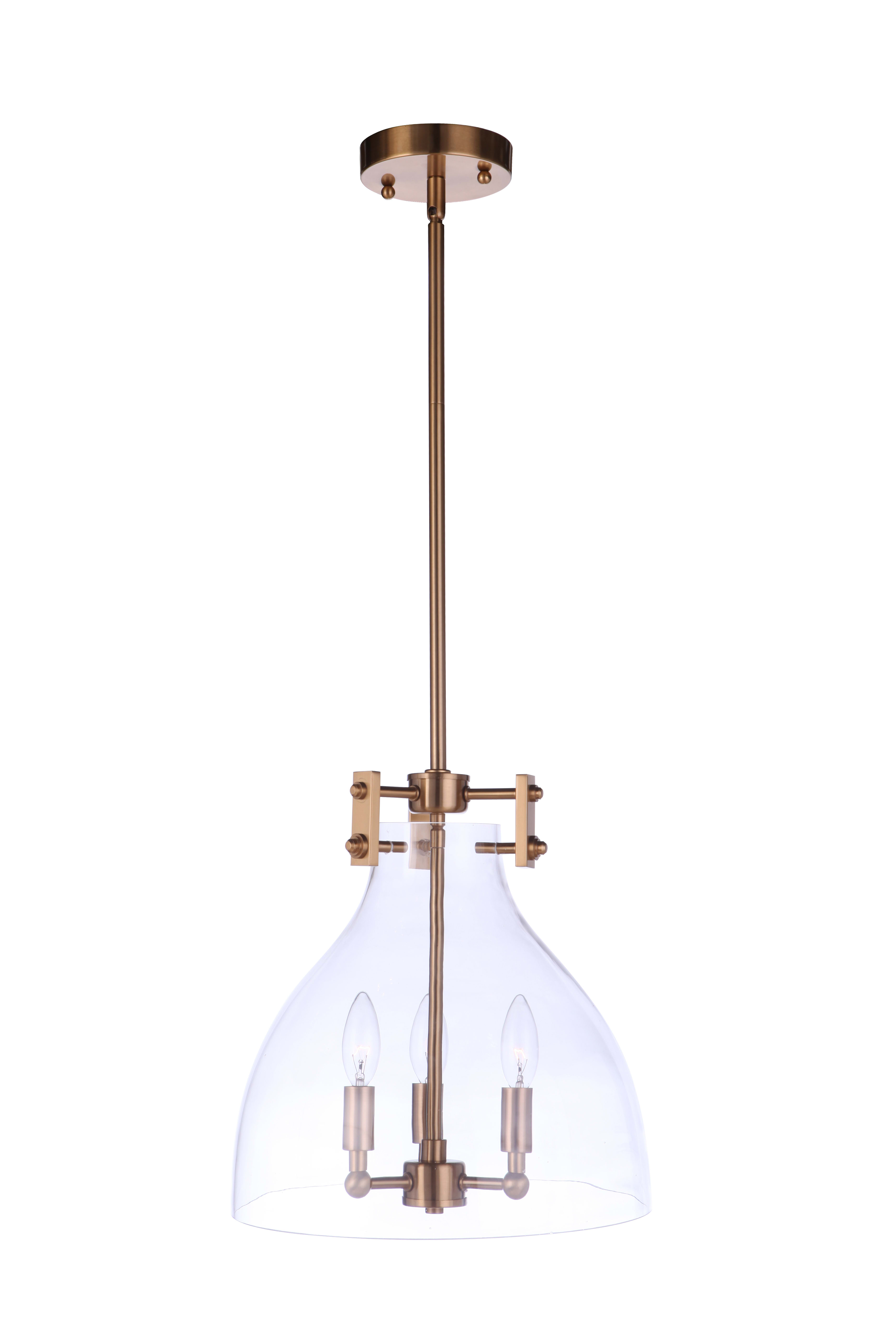Craftmade 55893-BNK Brushed Polished Nickel Chardonnay 3