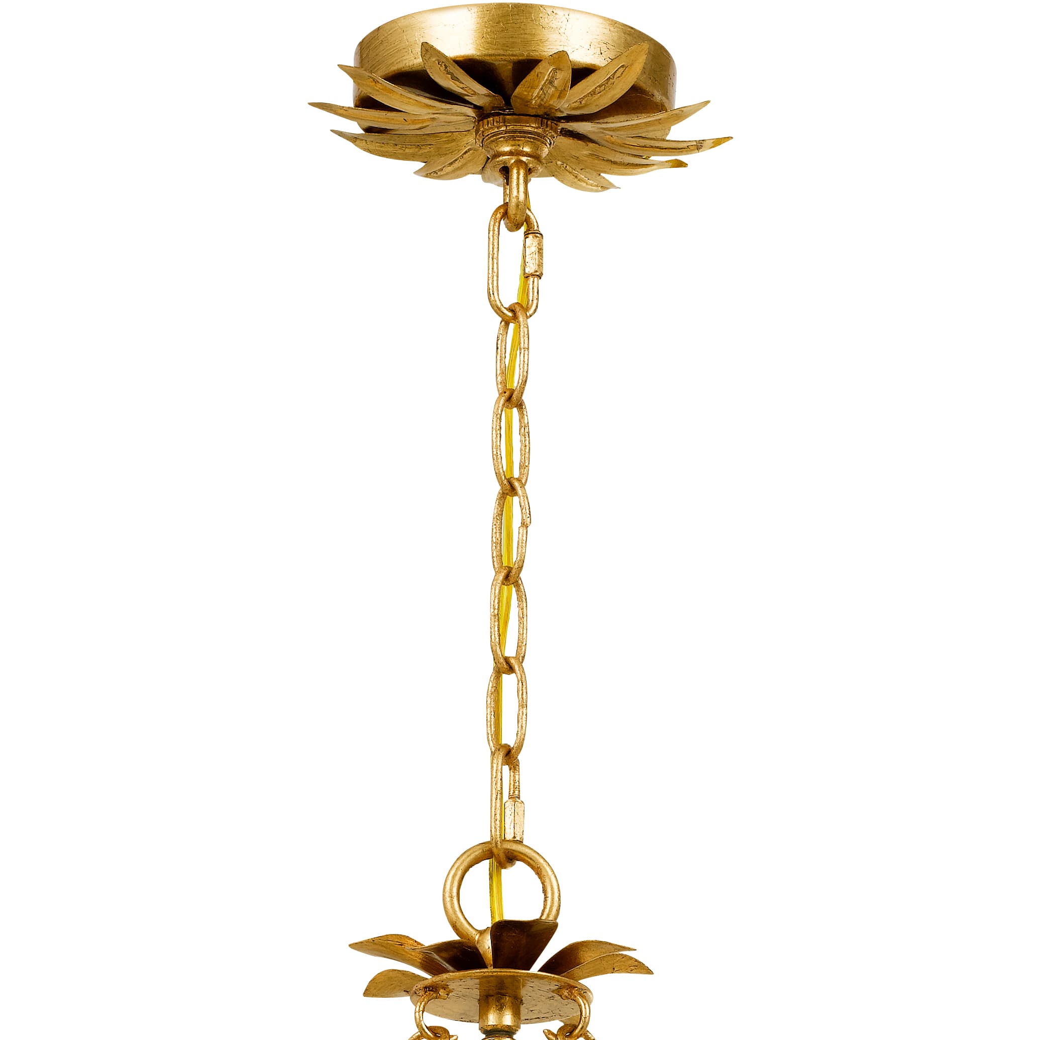 Crystorama Lighting Group 513-GA Antique Gold Broche 3 Light