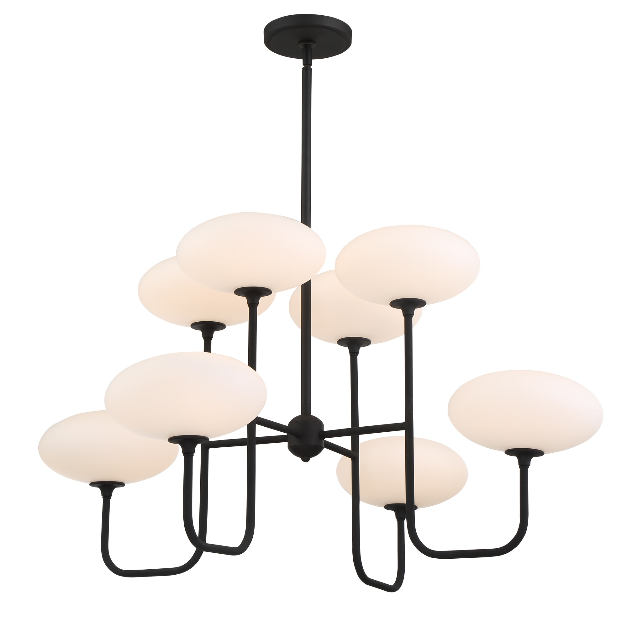 Crystorama Lighting Group PKR-B8508-BF Black Forged Parker 8
