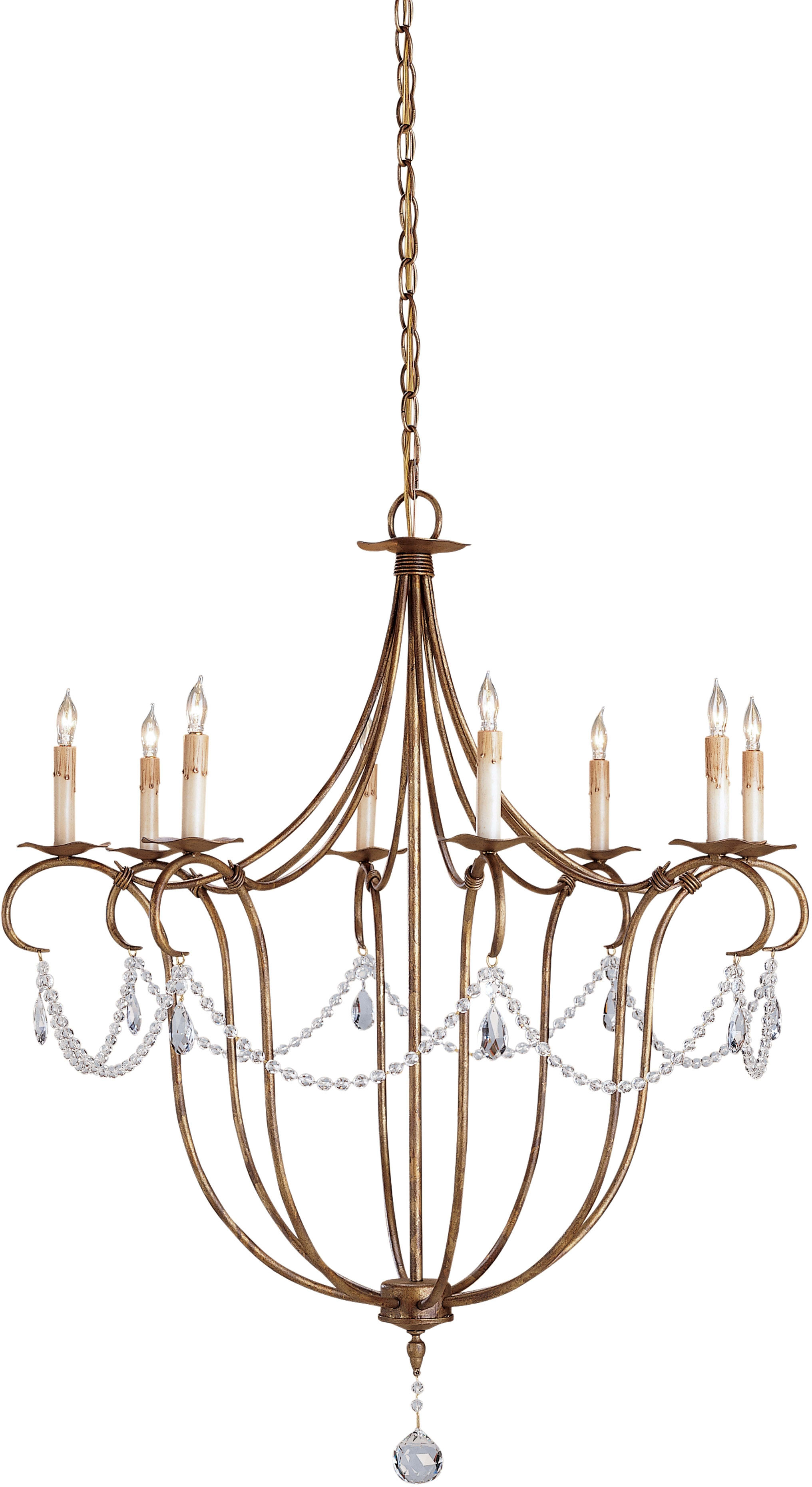 currey and company crystal lights chandelier small