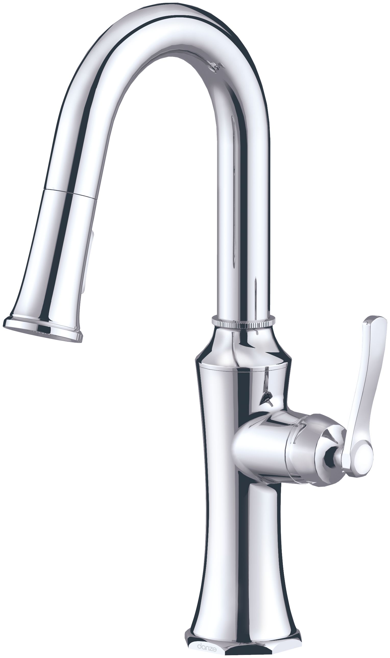 Danze D150528 Chrome Draper 1 75 Gpm Single Hole Pull Down Kitchen