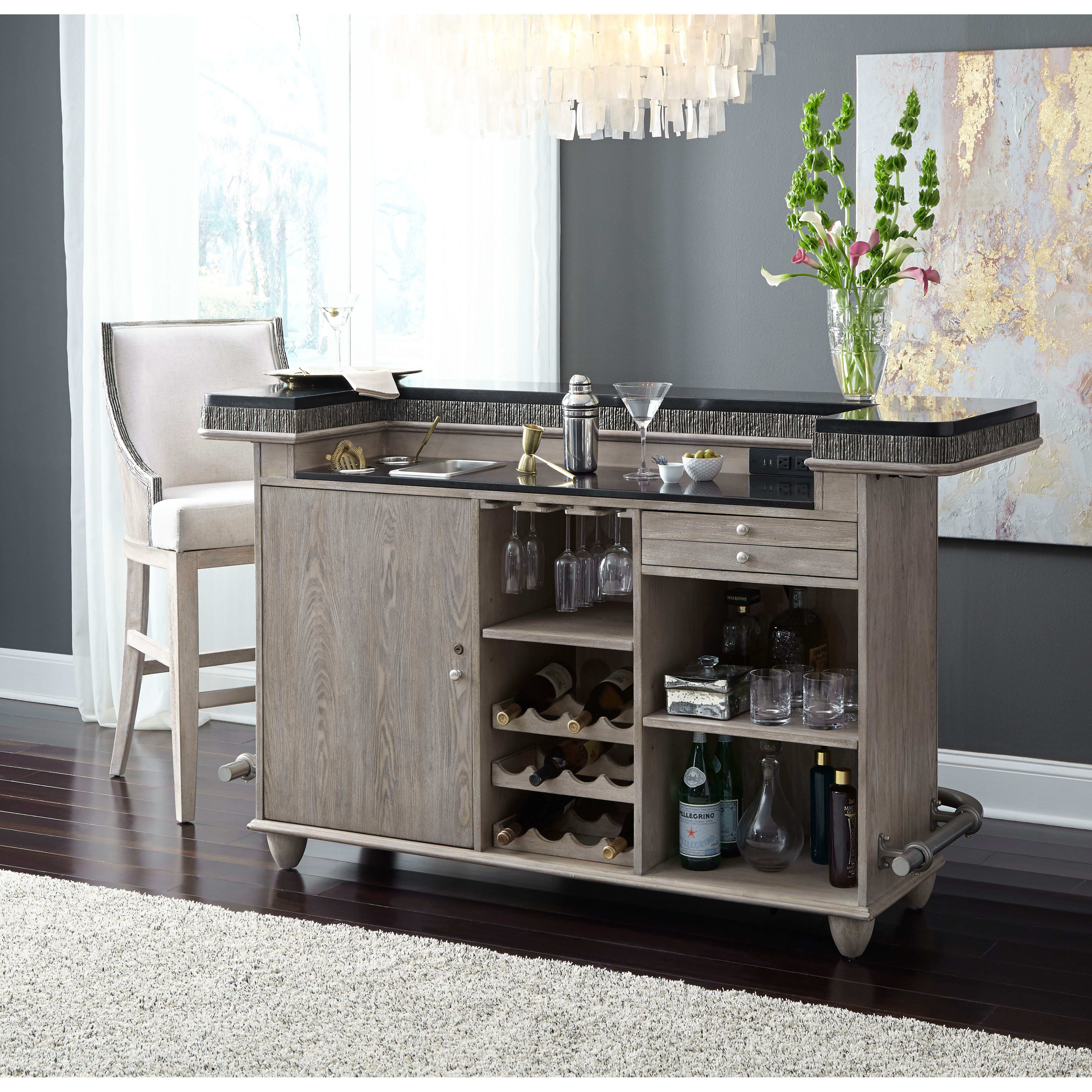 Dover wine store bar cabinet
