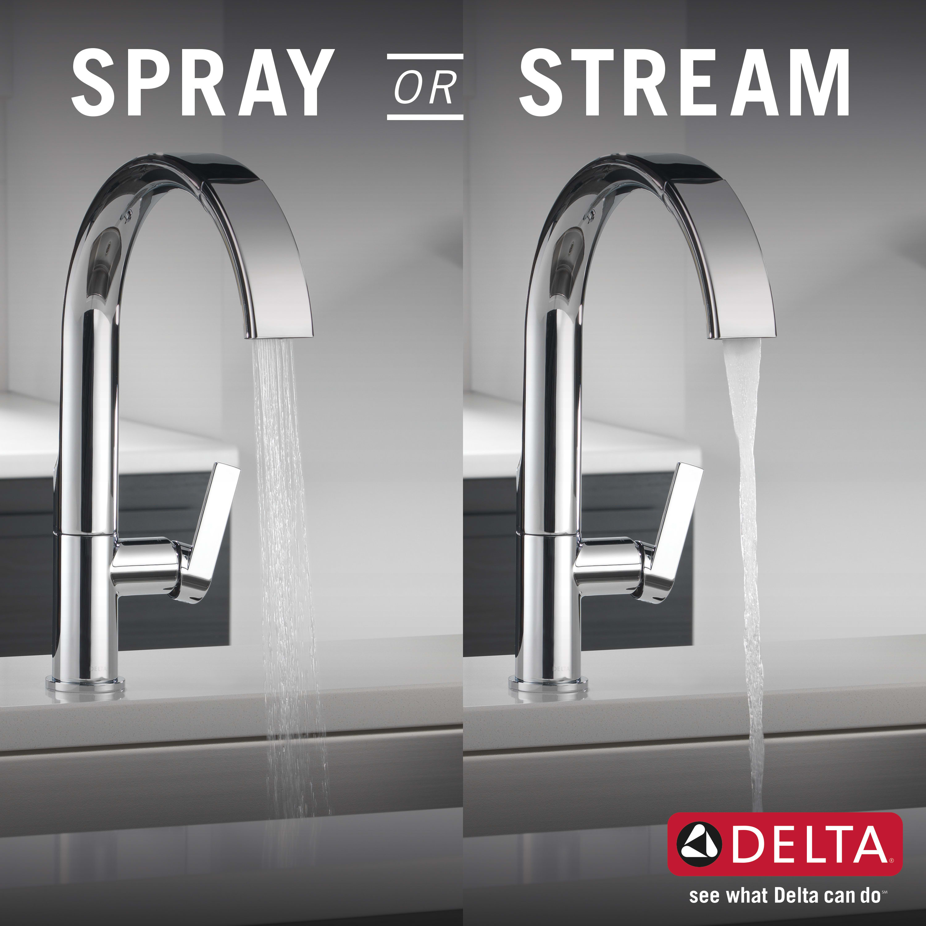 Delta 19824LF-SP SpotShield Stainless Keele 1.8 GPM Single ...