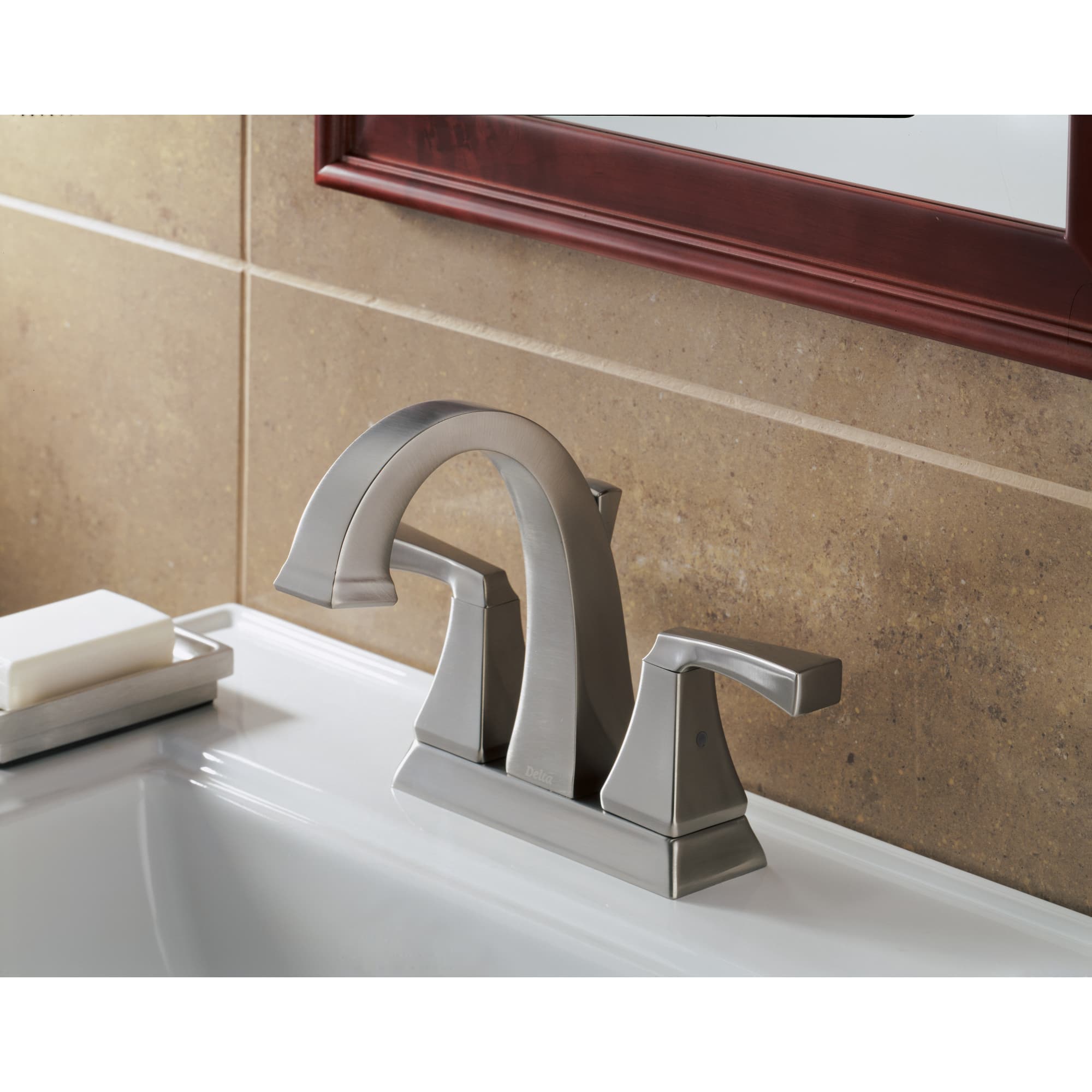 Chrome Delta 2551-MPU-DST Dryden Centerset Bathroom Faucet 