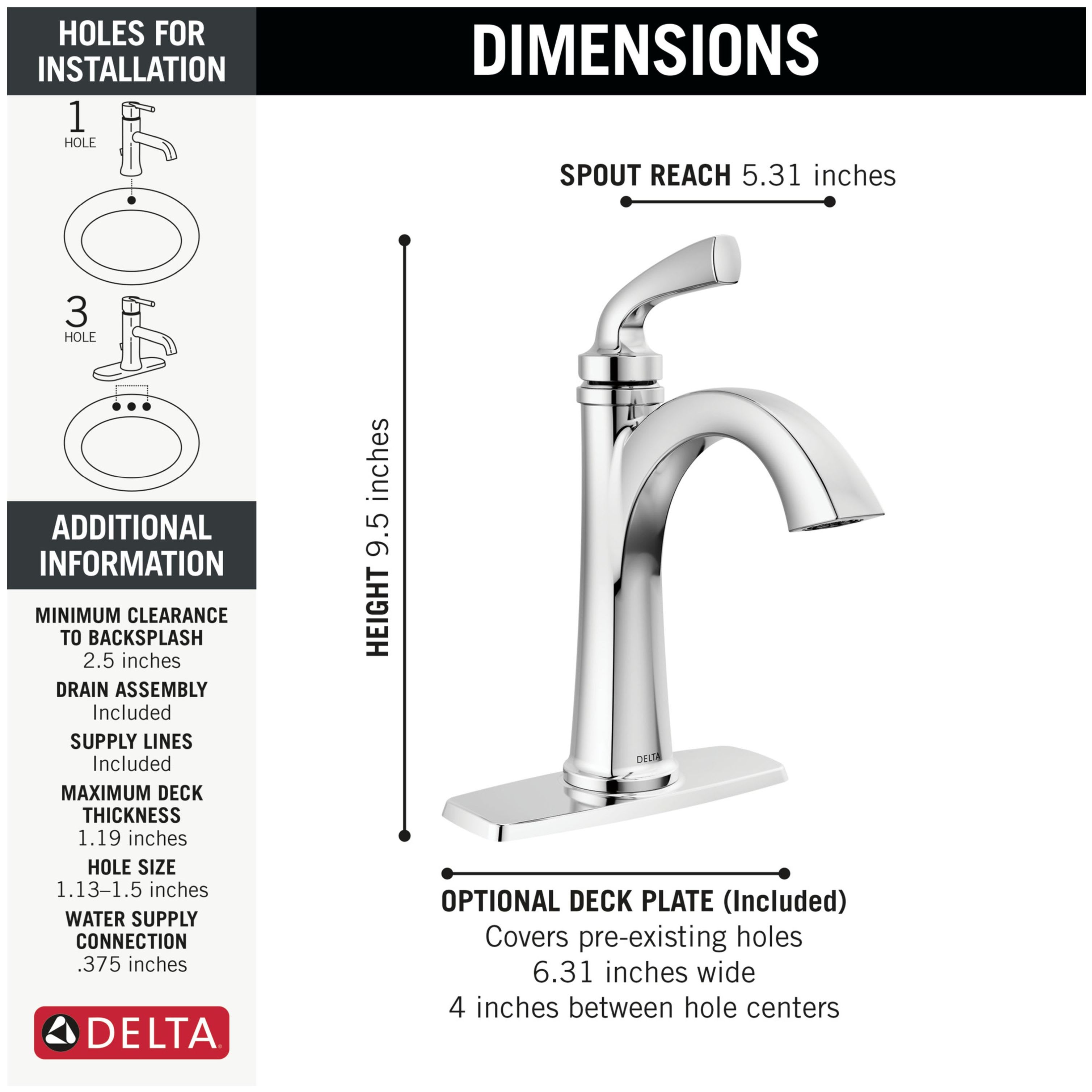 Single Handle Pull-Down Bathroom Faucet in Spotshield Brushed Nickel  15764LF-SPPD