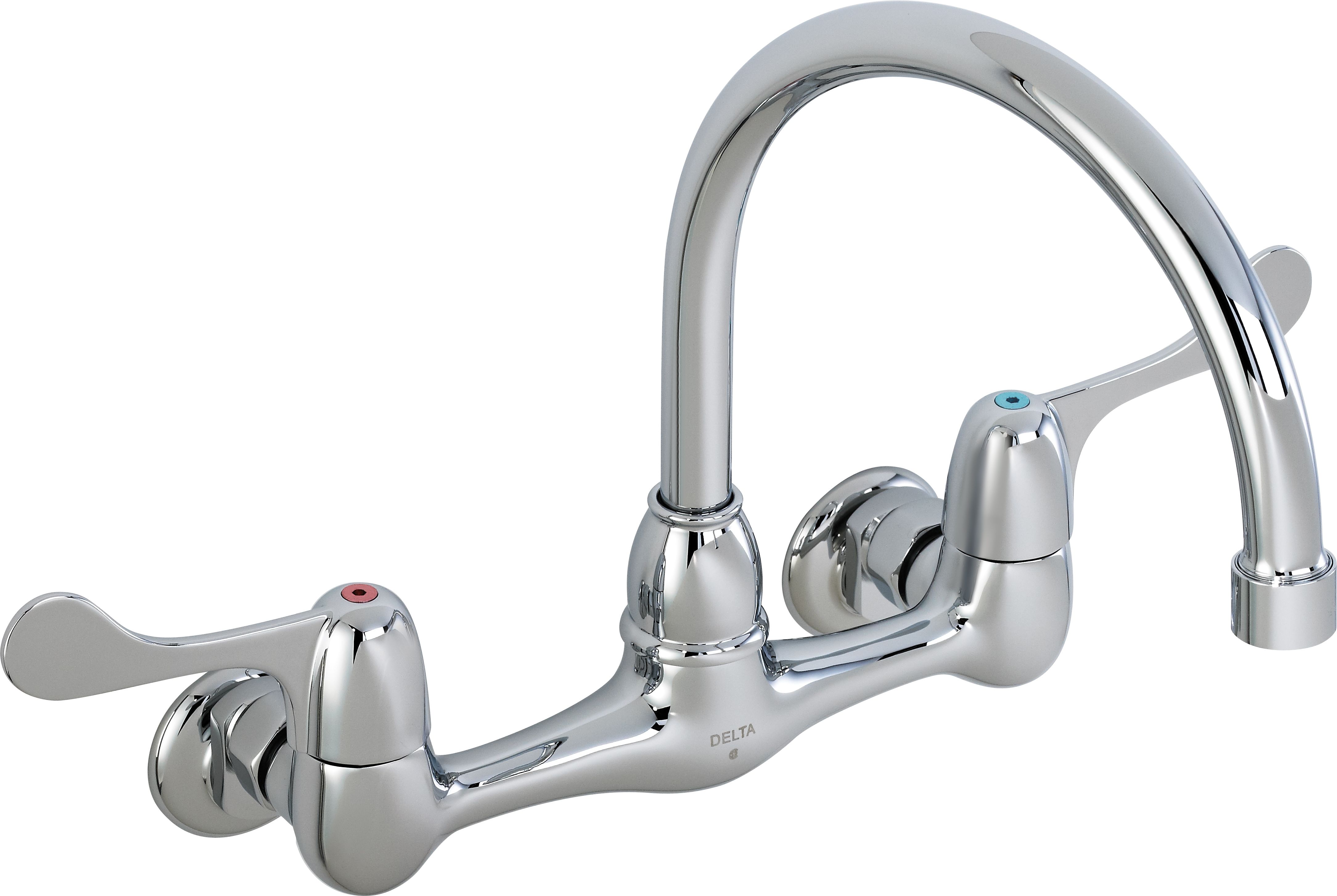 Delta 28p4902lf Chrome Commercial Laundry Faucet Double Handle