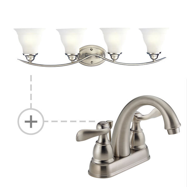 delta windemere b2596lf-pb two handle centerset bathroom faucet polished brass