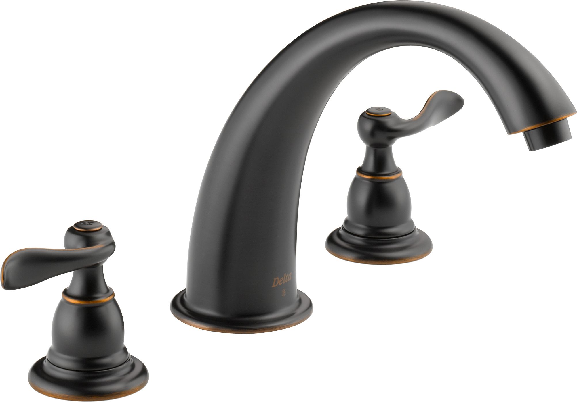 Delta Bt2796 Ob Oil Rubbed Bronze Windemere Deck Mounted Roman Tub Delta Bt2796 Ob Oil Rubbed Bronze Windemere Deck Mounted Roman Tub Filler Trim Less Rough In Valve Faucet