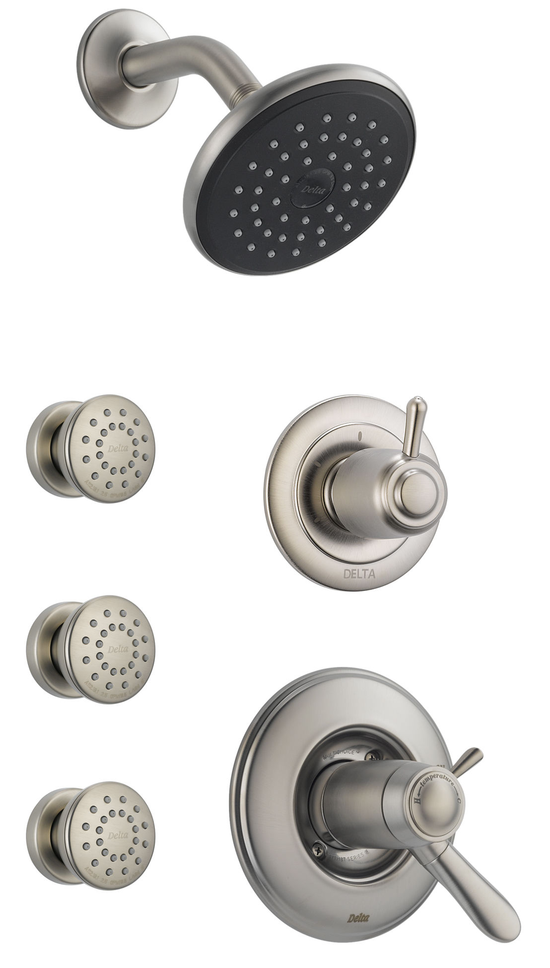 Delta Dss Lahara 17t02ss Brilliance Stainless Tempure 17t Delta Dss Lahara 17t02ss Brilliance
