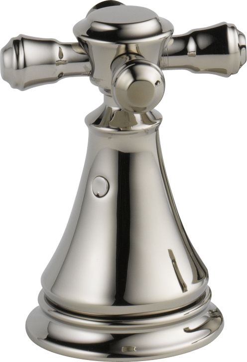 Delta H295ss Brilliance Stainless Cassidy Set Of Two Cross Handles
