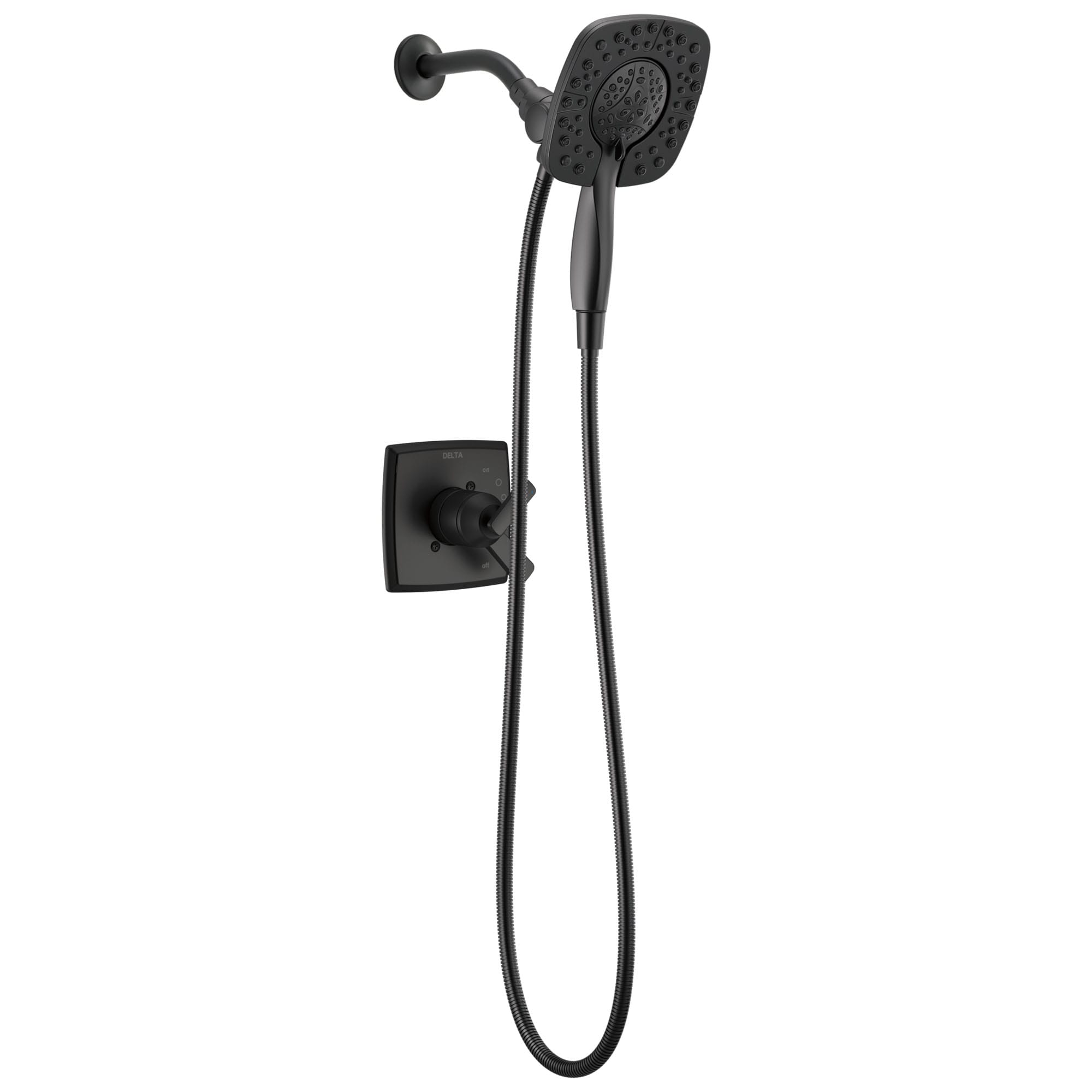 Delta Ashlyn Monitor 17 Series Shower Trim with In2ition , Black, T17264-BL-I