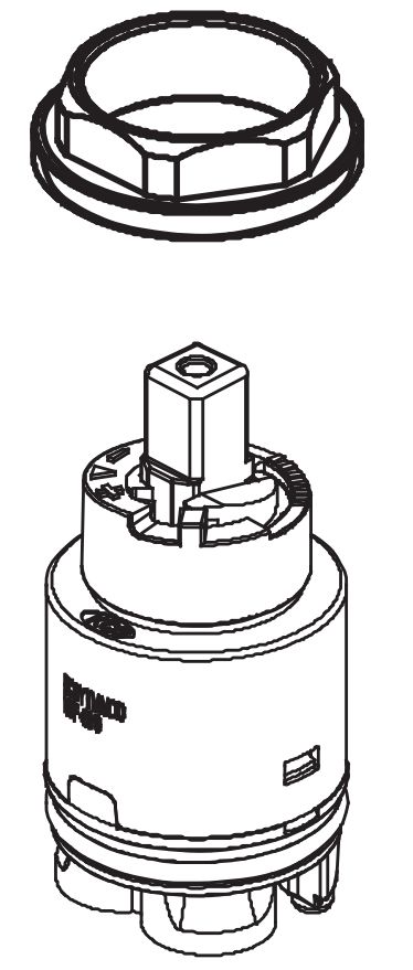 Delta Faucet RP34322 Single Hole Ceramic Cartridge