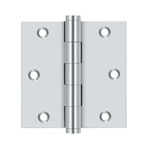 Deltana DSB3519 Solid Brass 3 1//2-Inch x 3 1//2-Inch Square Hinge