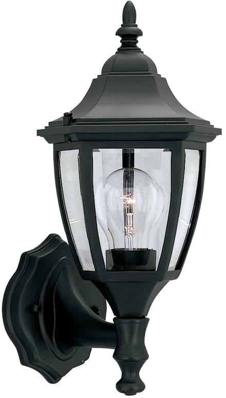 Designers Fountain 2061-BK Budget Cast Aluminum Jelly Jar Outdoor Light in Black