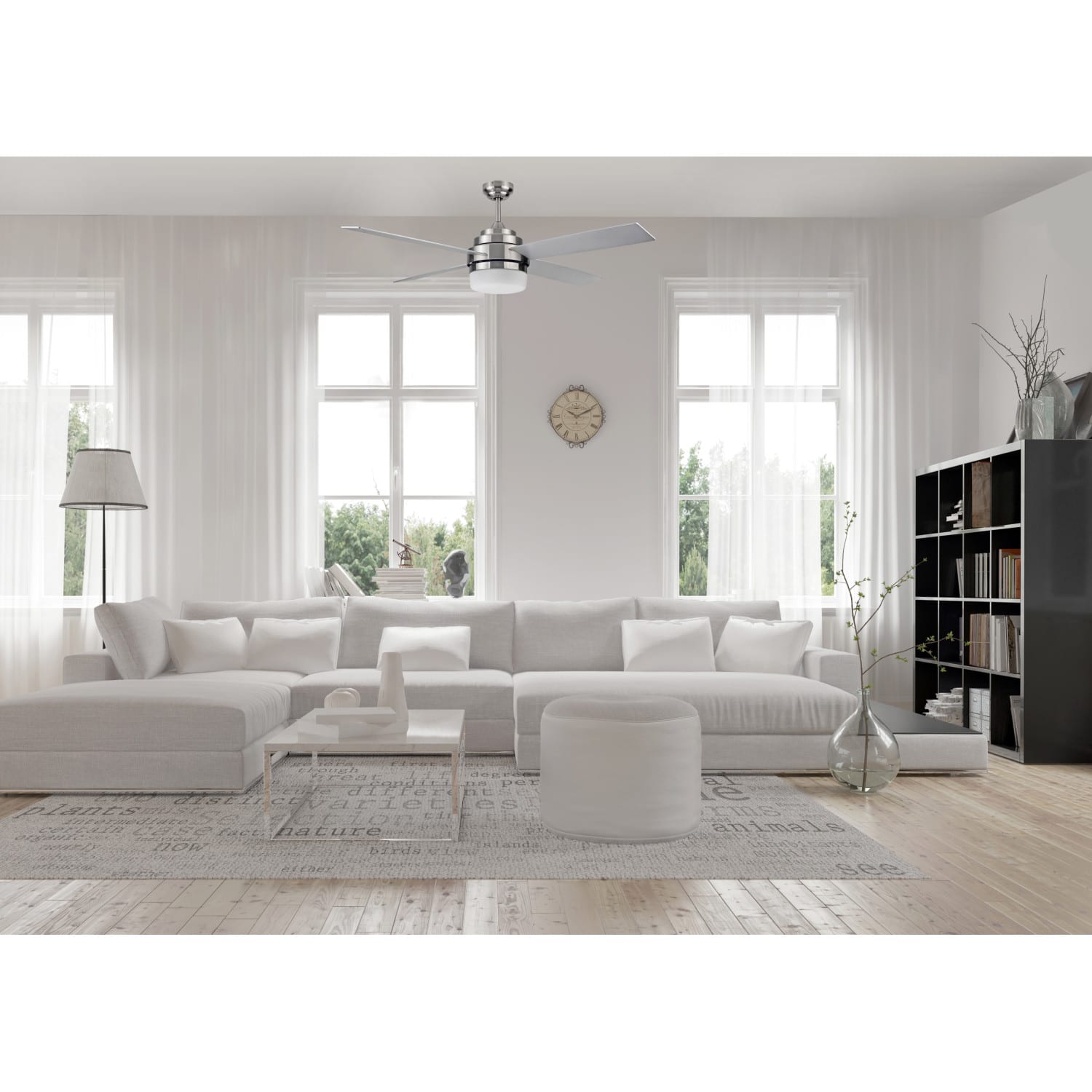 Design House 157354-BN Brushed Nickel / Silver Cali 52